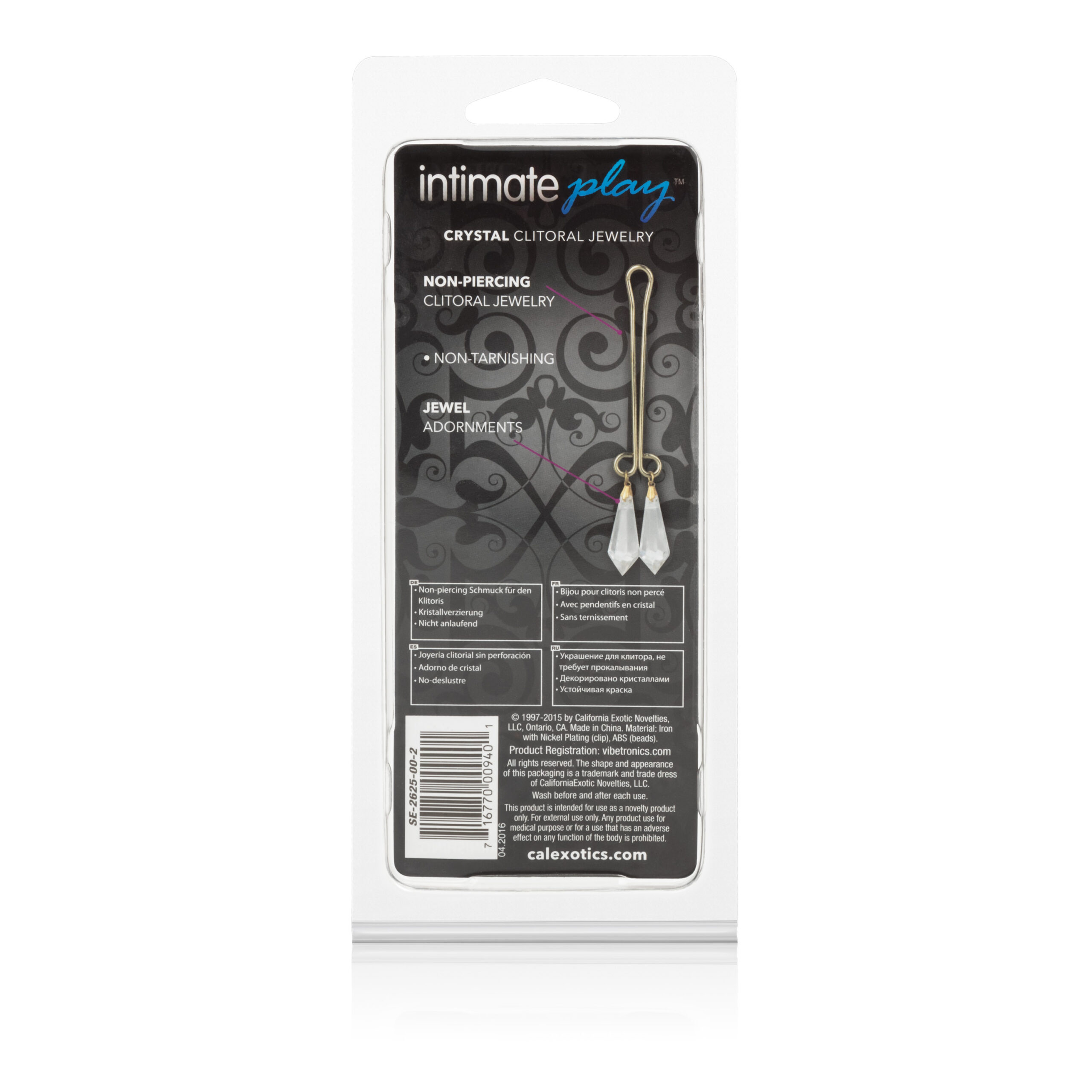 Intmate Play Clitoral Jewelry - Crystals - Image 2