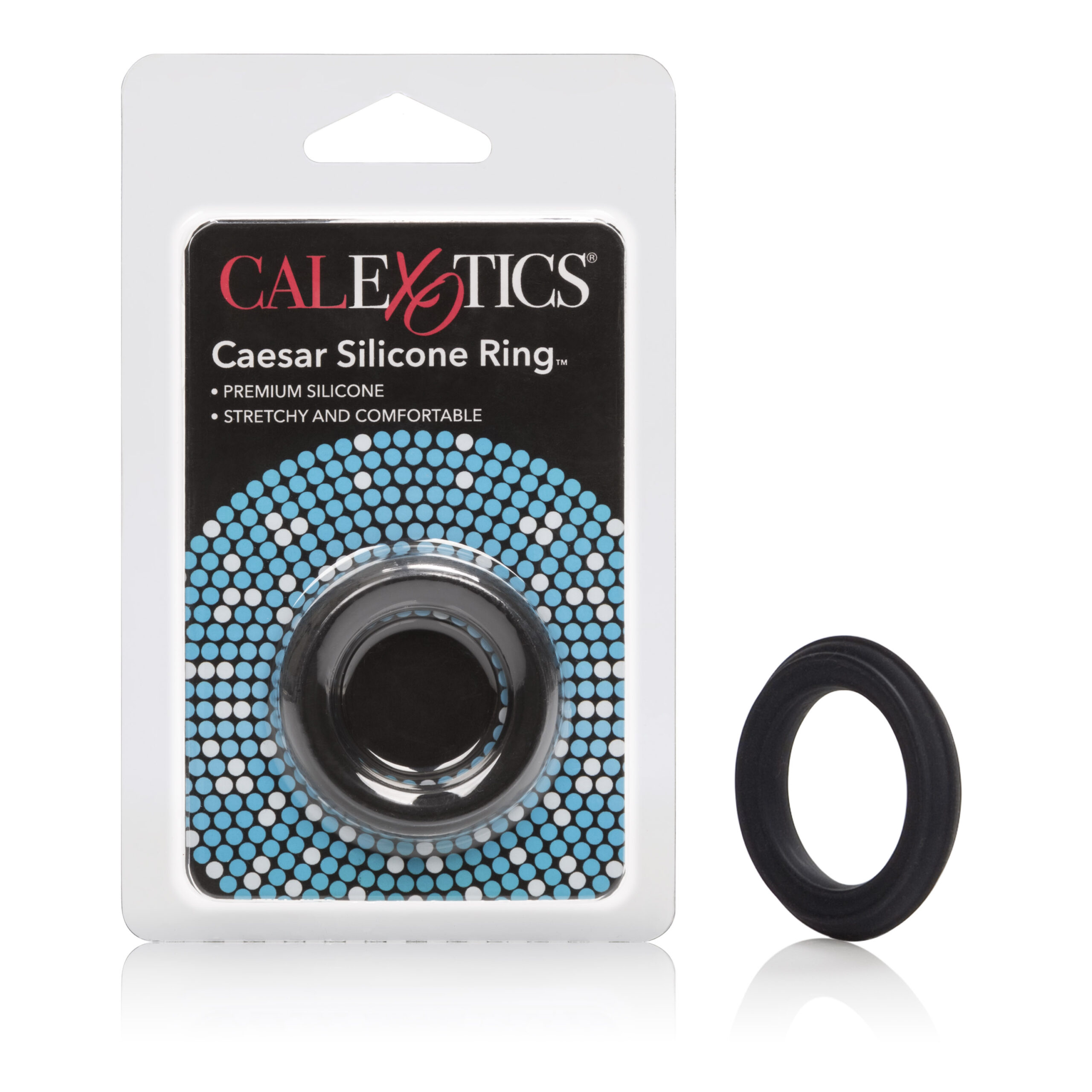 Caesar Silicone Ring - Black - Image 3