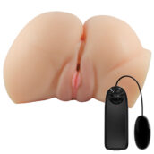 Emilia Realistic Vagina and Ass Vibrator - Light