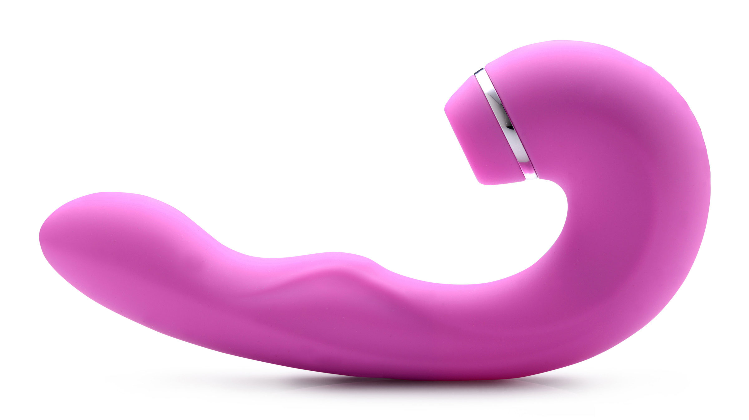 Shegasm 5 Star 10x Tapping G-Spot Vibe With Suction - Pink - Image 4