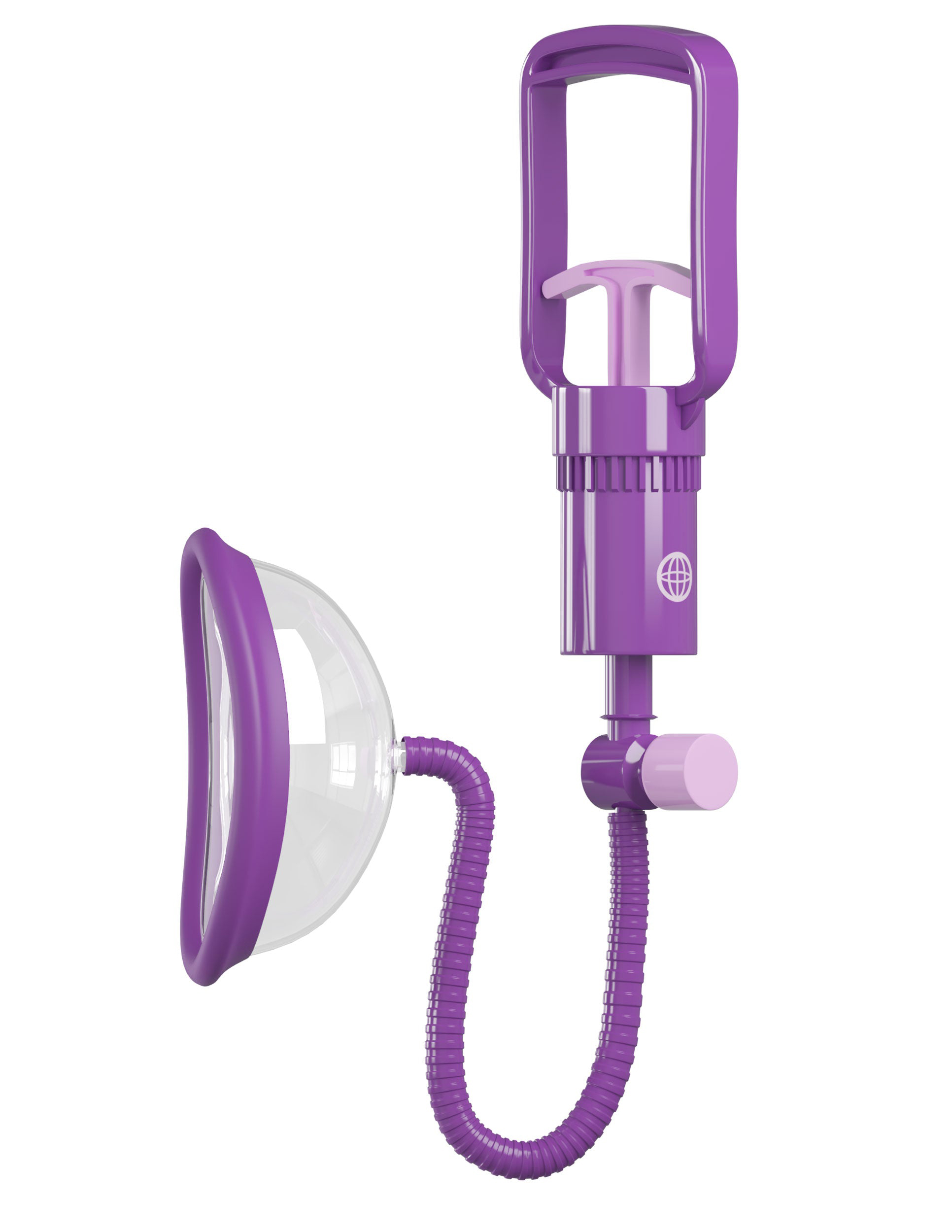 Fantasy for Her Manual Pleasure Pump - Purple - Image 4