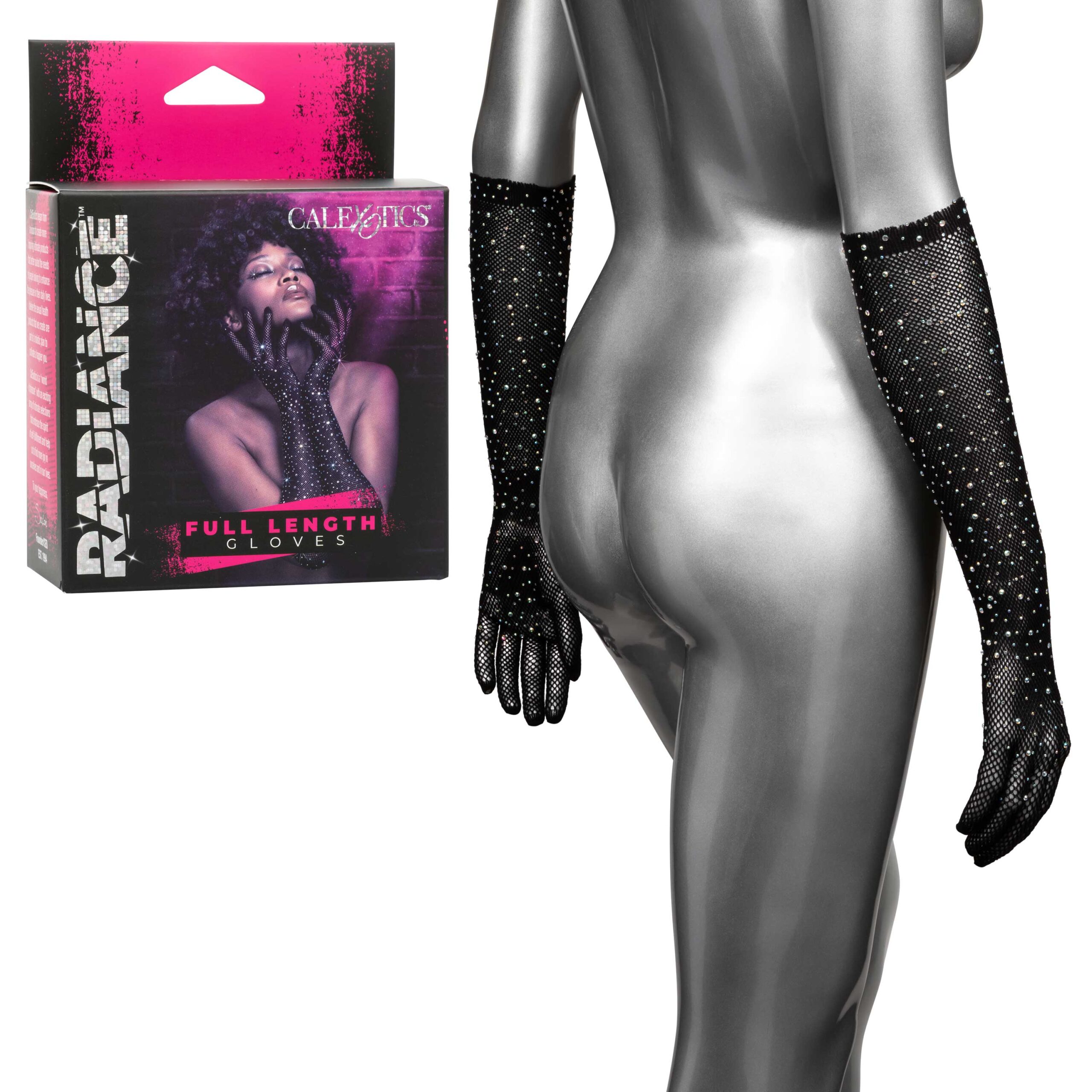 Radiance Full Length Gloves - Black - Image 2
