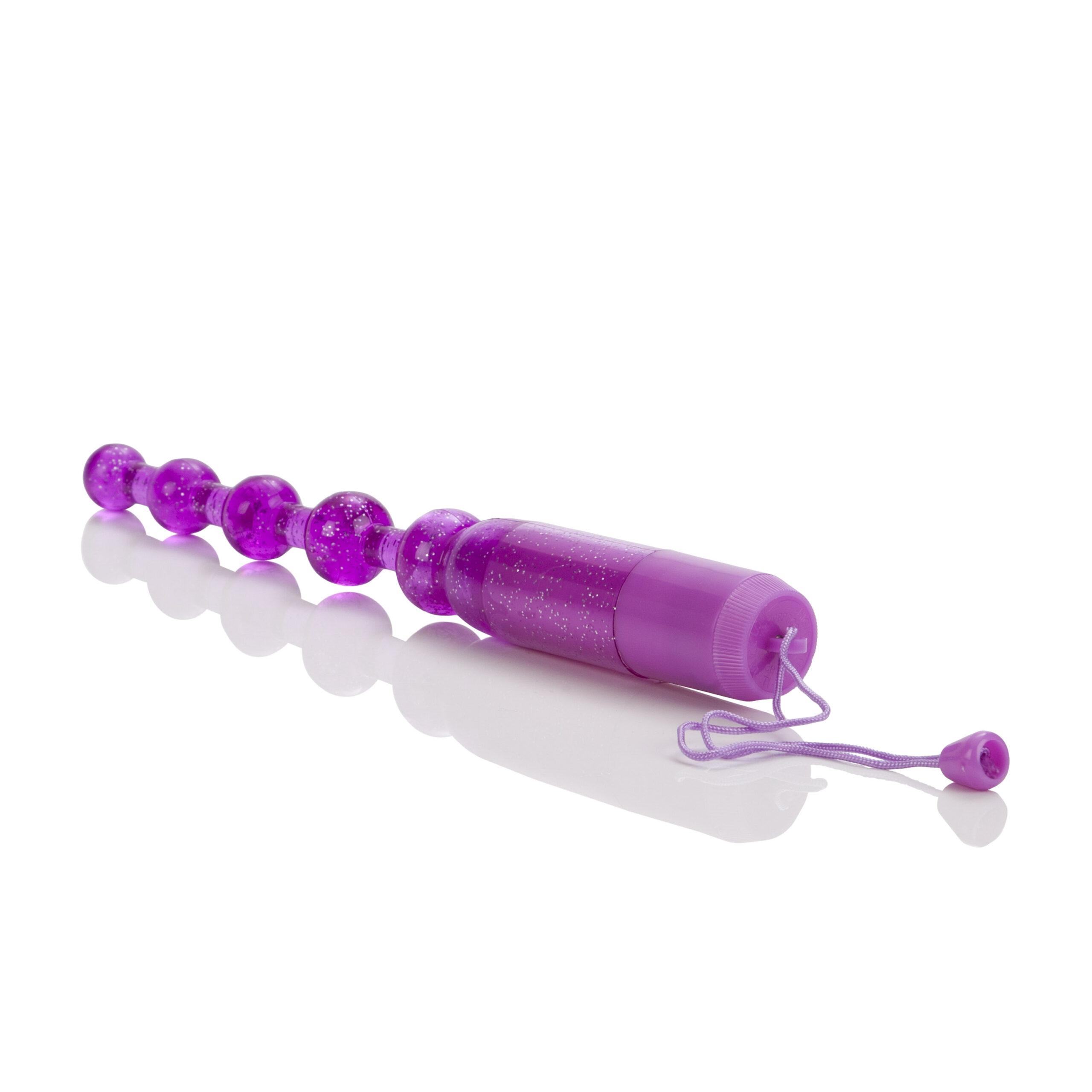 Vibrating Pleasure Beads - Purple - Image 3