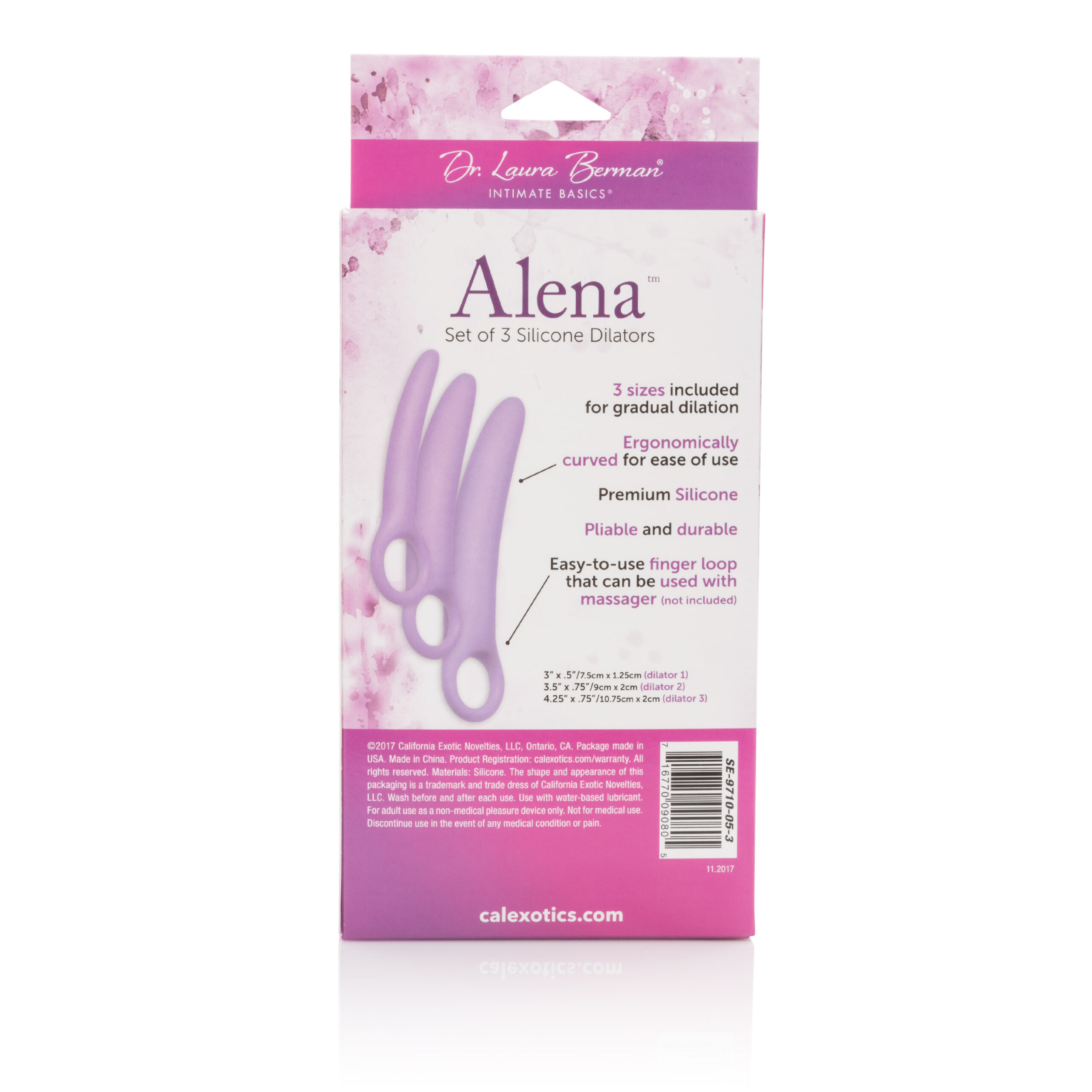 Dr. Laura Berman Alena Set of 3 Silicone Dilators - Image 3