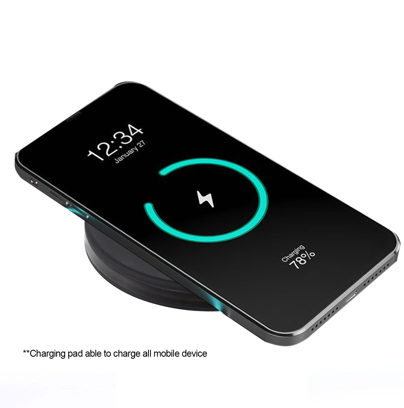 Aspen 15-Function Rechargeable Wireless Flickering Tip Vibrator - Black - Image 4