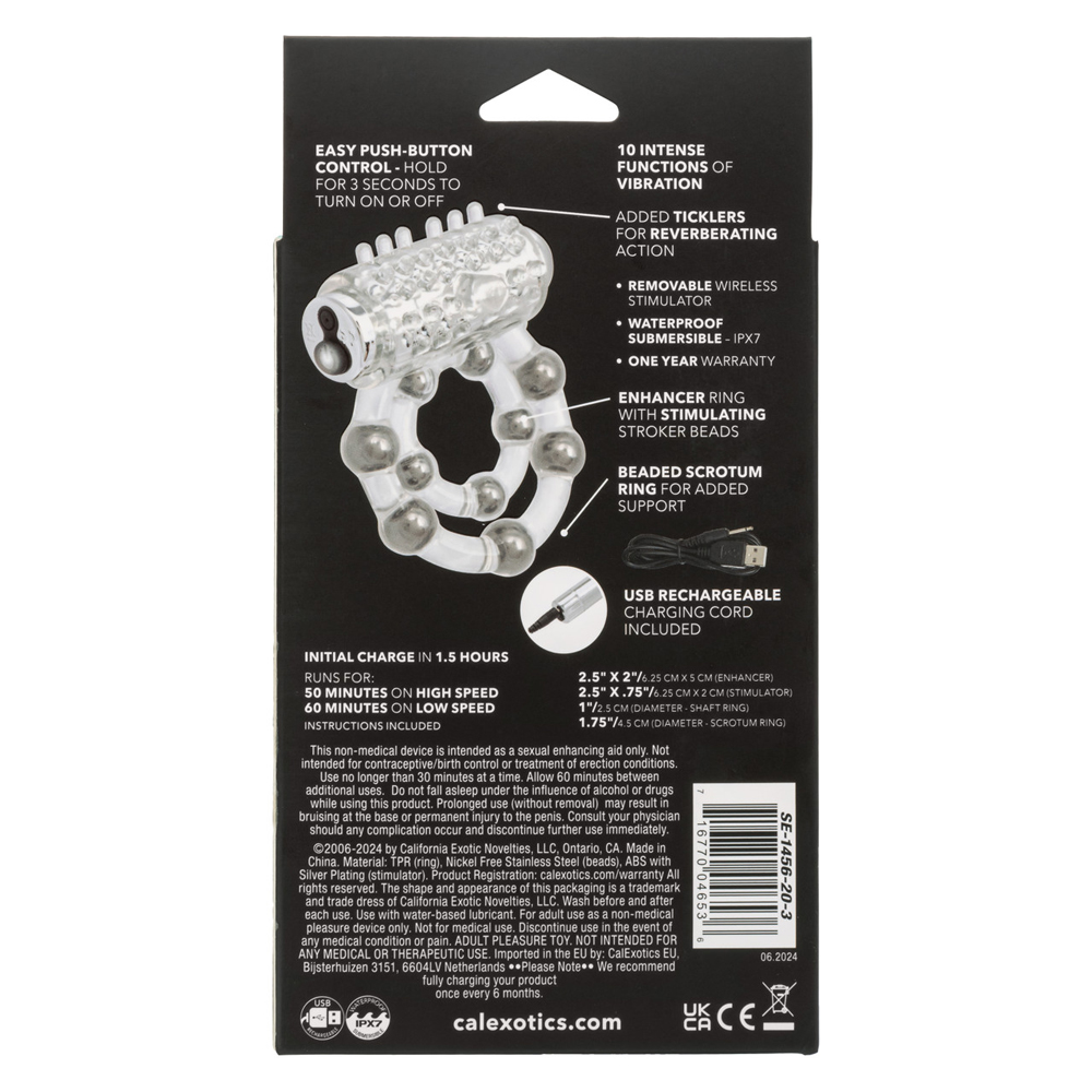 Maximus Enhancement Ring 10 Stoker Beads Rechargeable - Image 4
