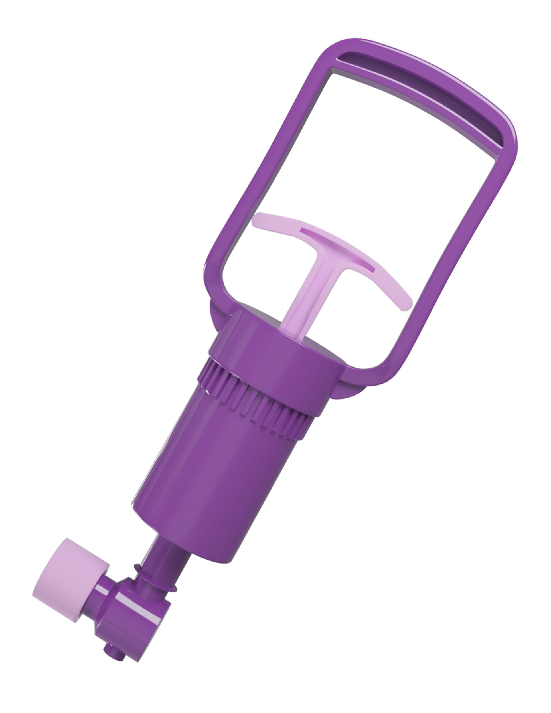 Fantasy for Her Manual Pleasure Pump - Purple - Image 3