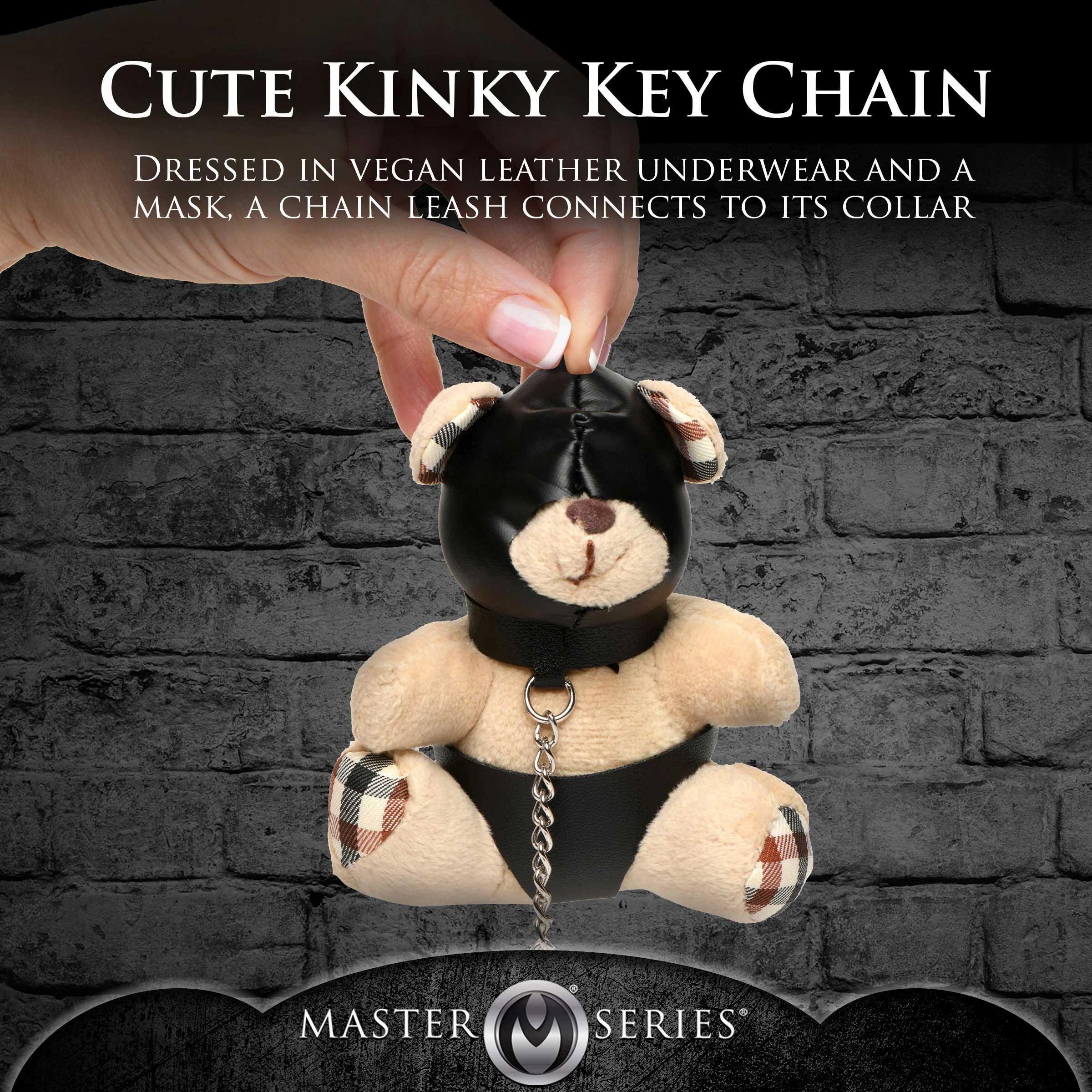 Hooded Teddy Bear Keychain - Image 2