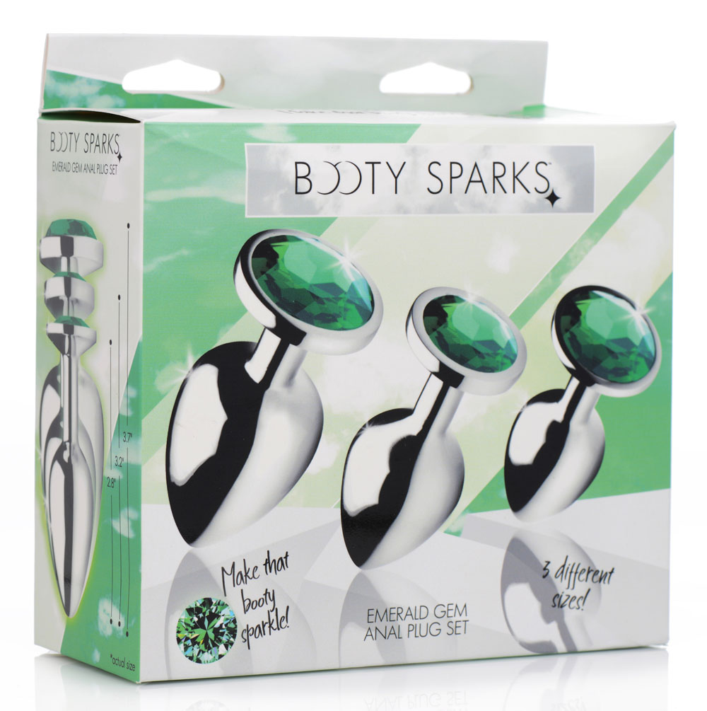 Emerald Gem Anal Plug Set - Image 4