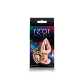 Rear Assets - Rose Gold Heart - Medium - Rainbow