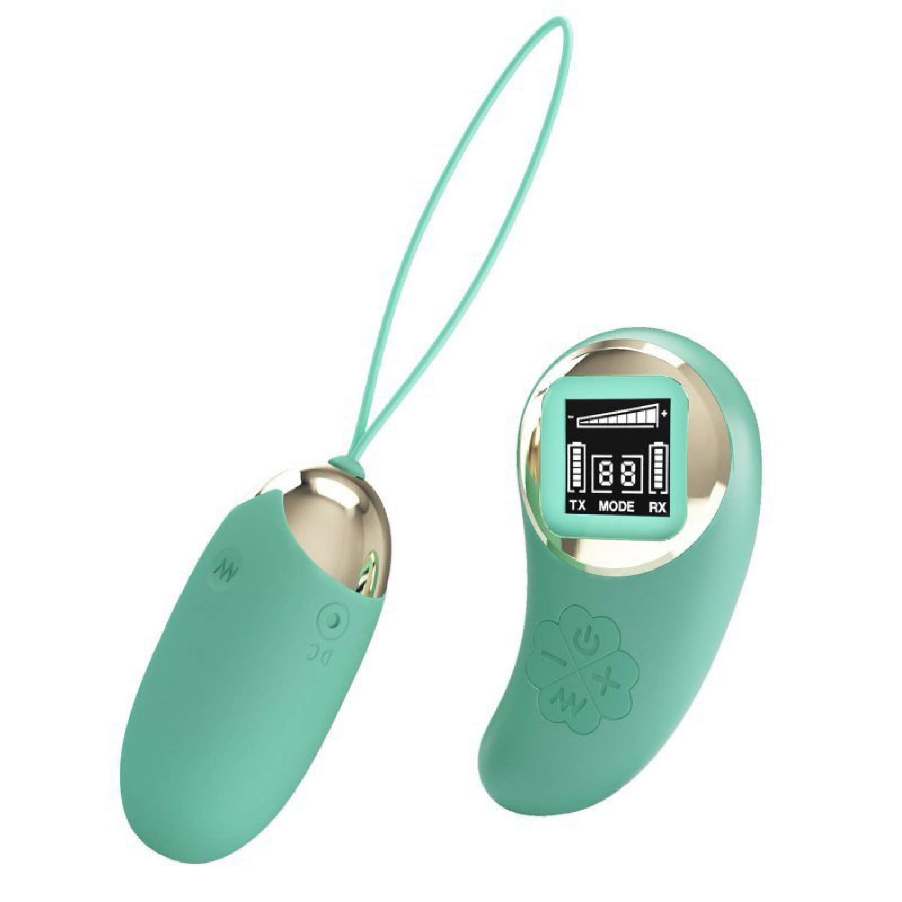 Mina Vibrating Remote Control Egg - Turquoise - Image 3