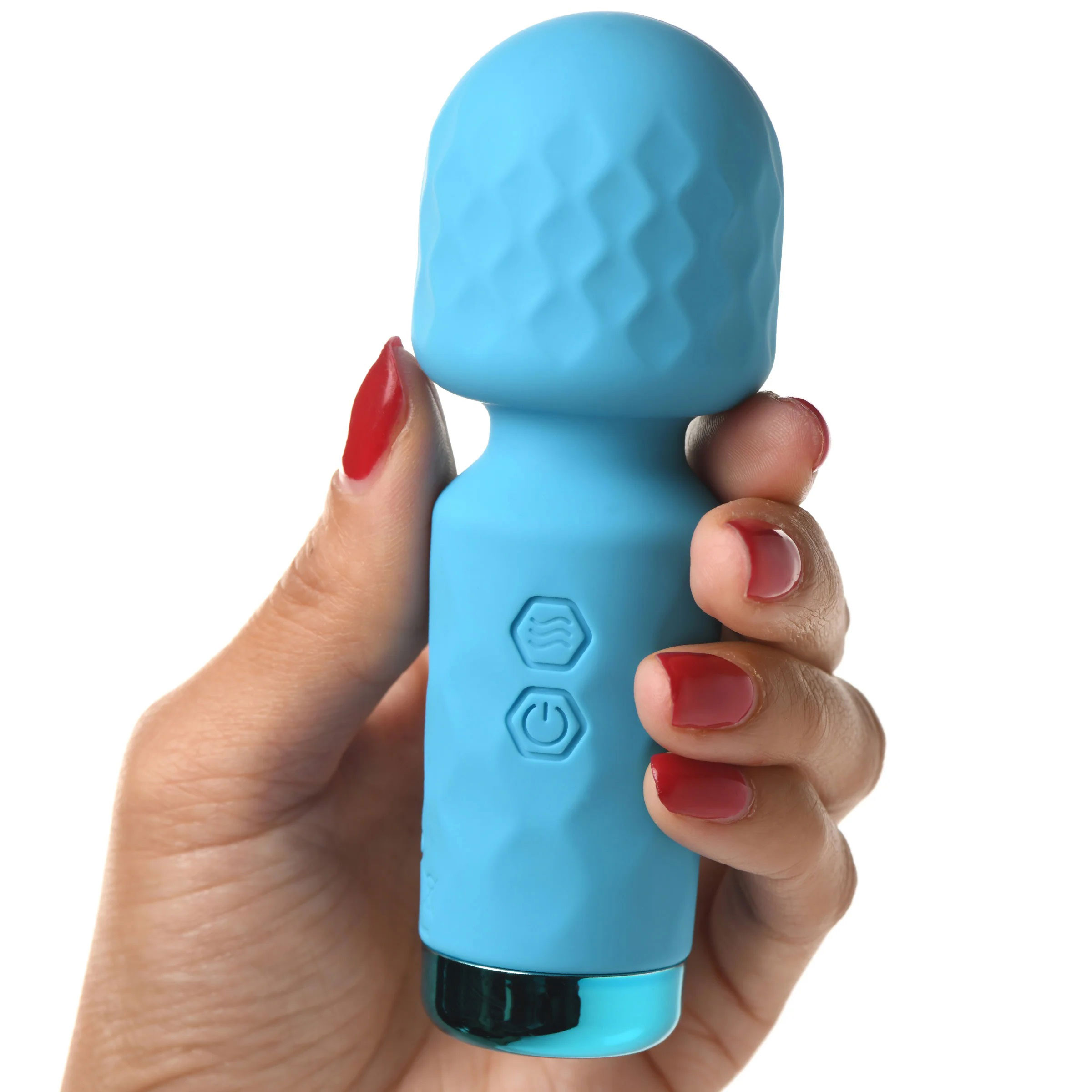 10x Mini Silicone Wand - Blue - Image 5