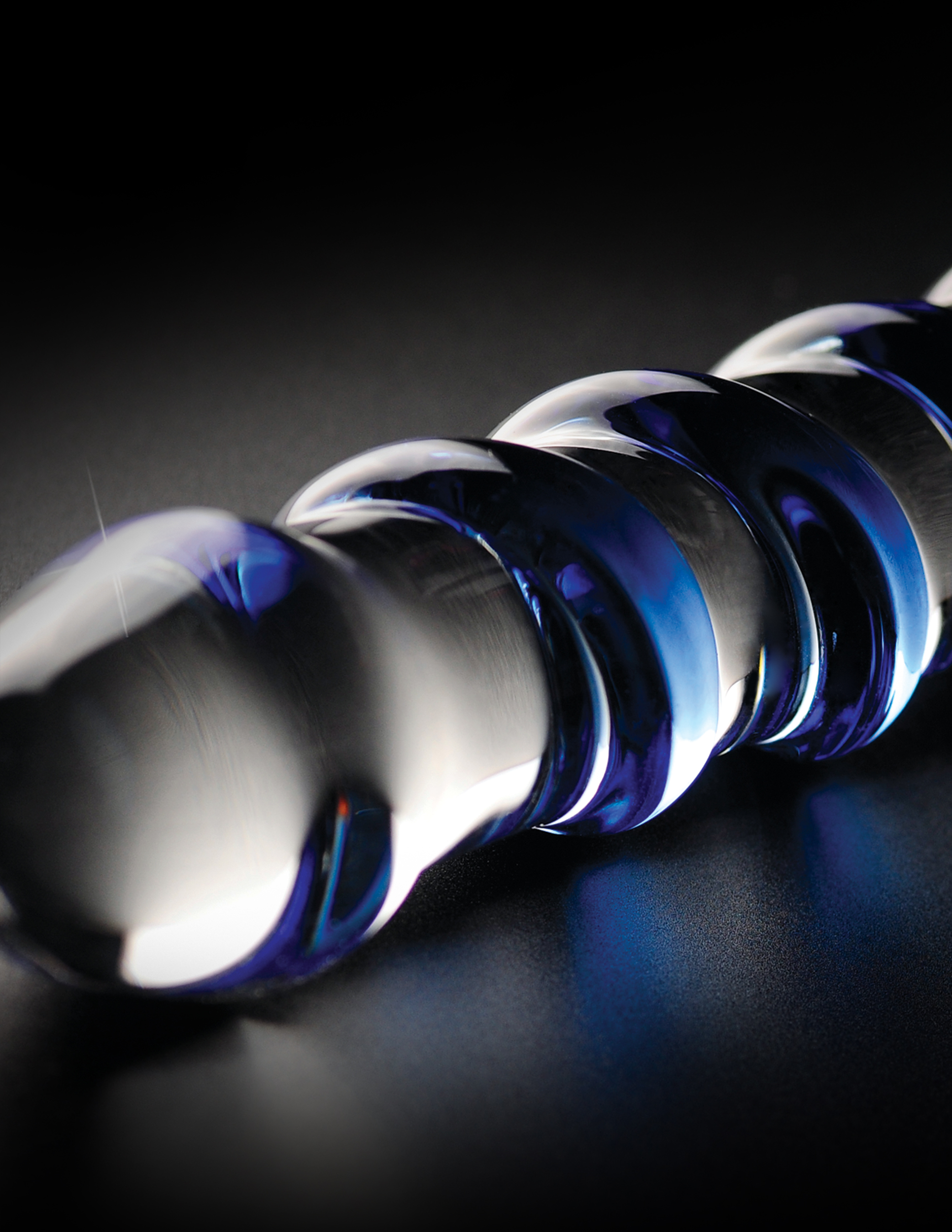 Icicles No. 5 - Clear / Blue - Image 2