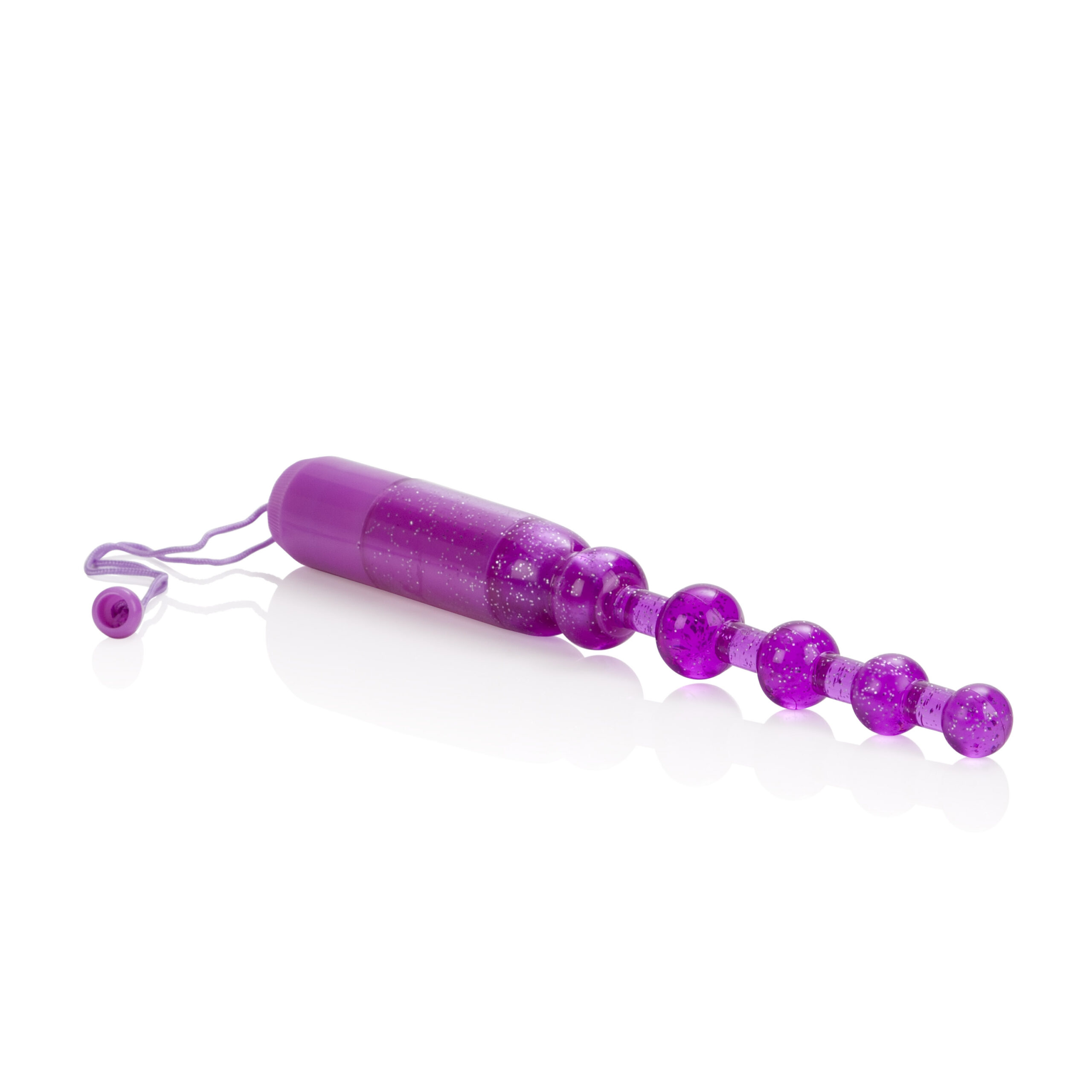 Vibrating Pleasure Beads - Purple - Image 2