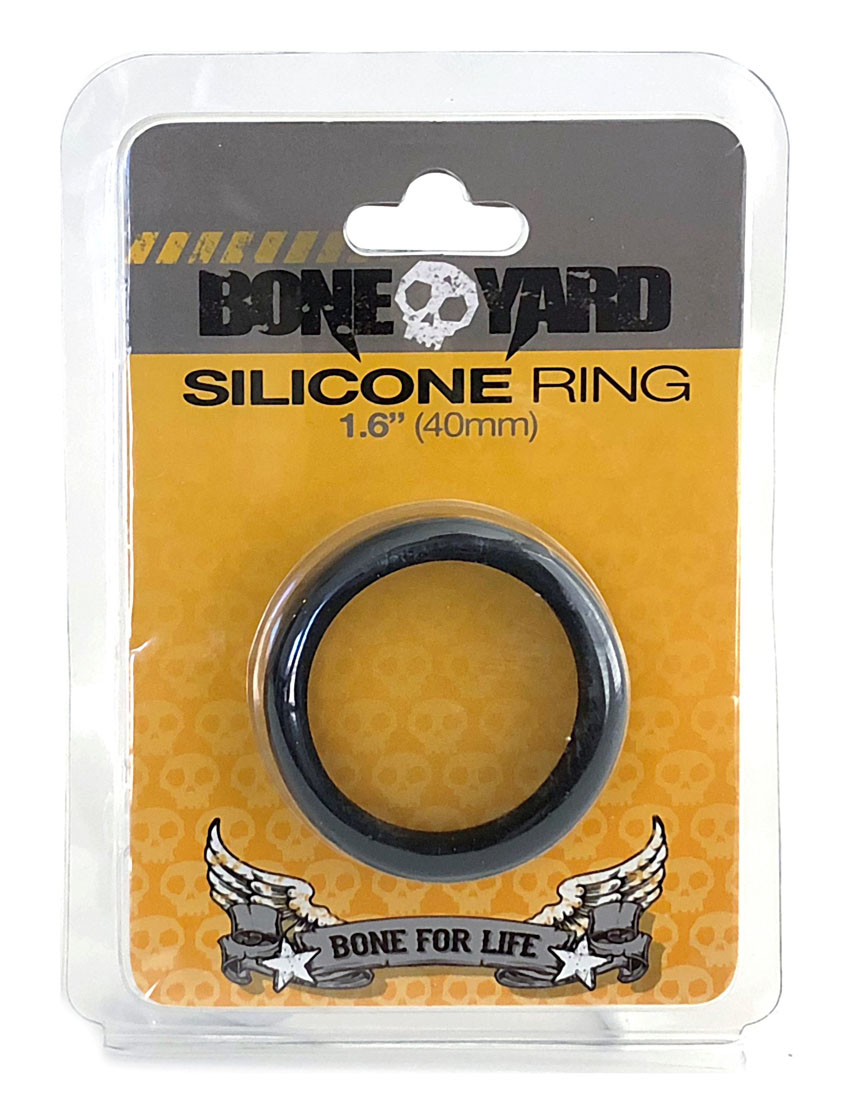 Boneyard Silicone Ring 1.6 Inch 40mm - Black - Image 2