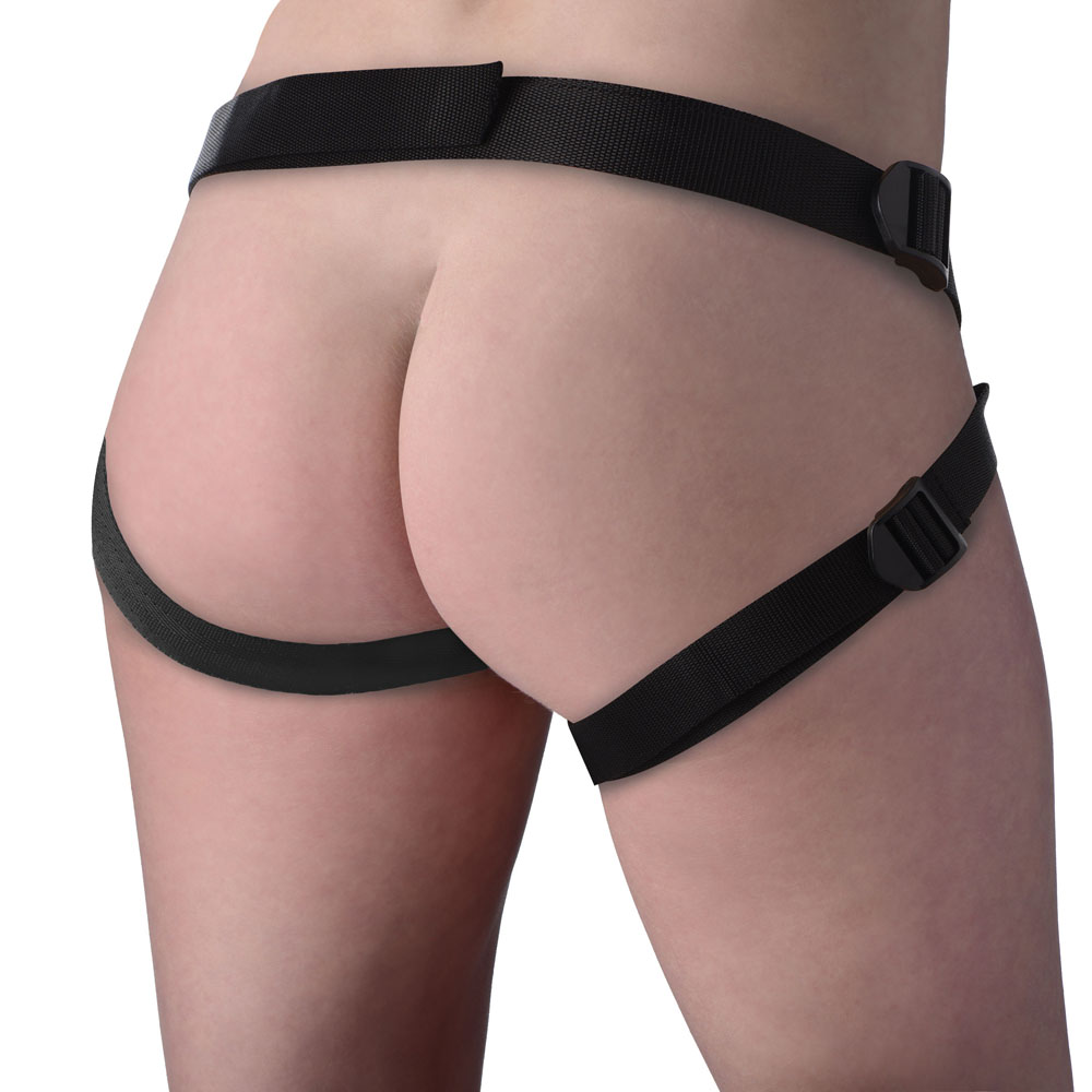 Charmed 7.5 Inch Silicone Dildo With Harness - Image 2