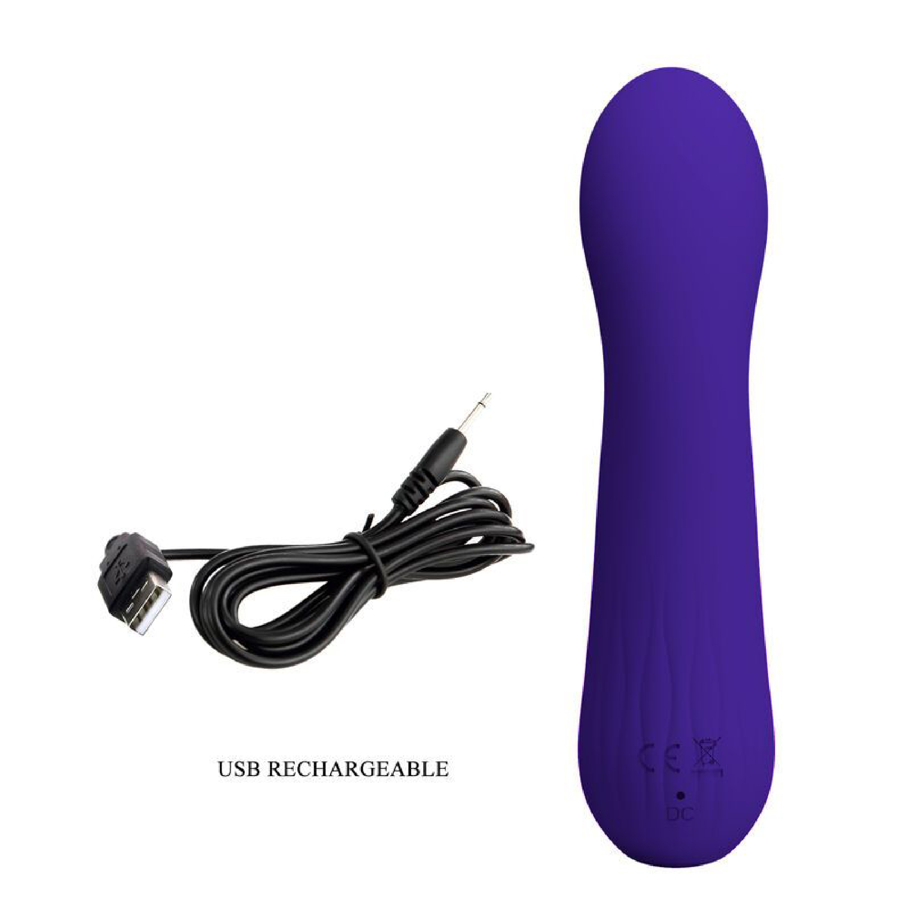 Faun Rechargeable Vibrator - Purple - Image 4