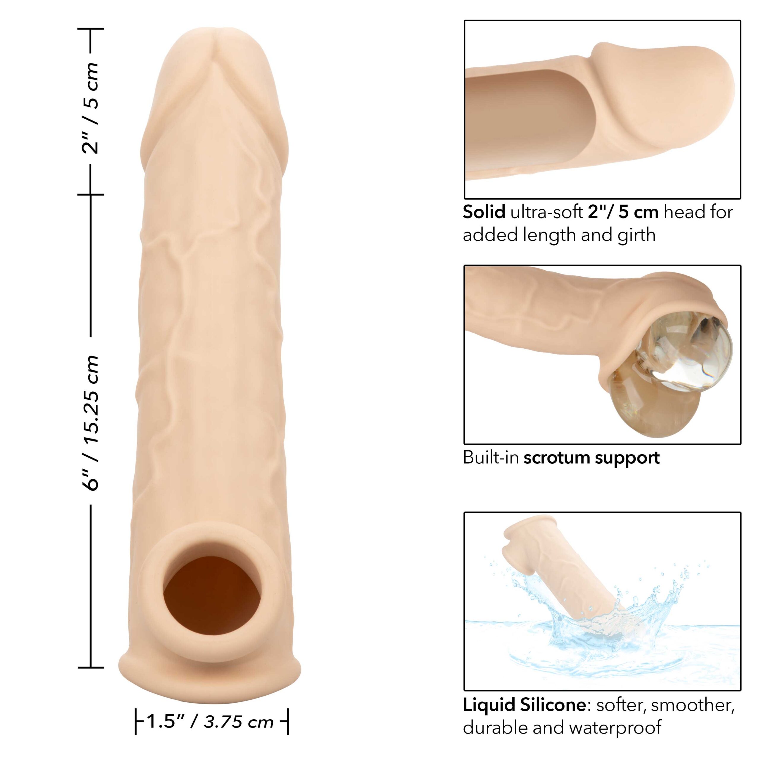 Performance Maxx Life-Like Extension 8 Inch - Ivory - Image 2