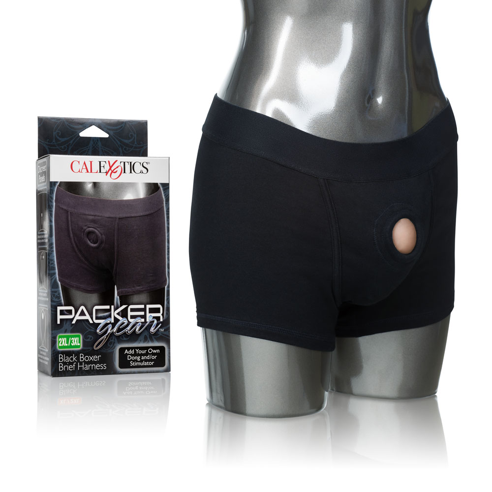 Packer Gear Black Boxer Brief Harness 2xl/3xl - Image 4