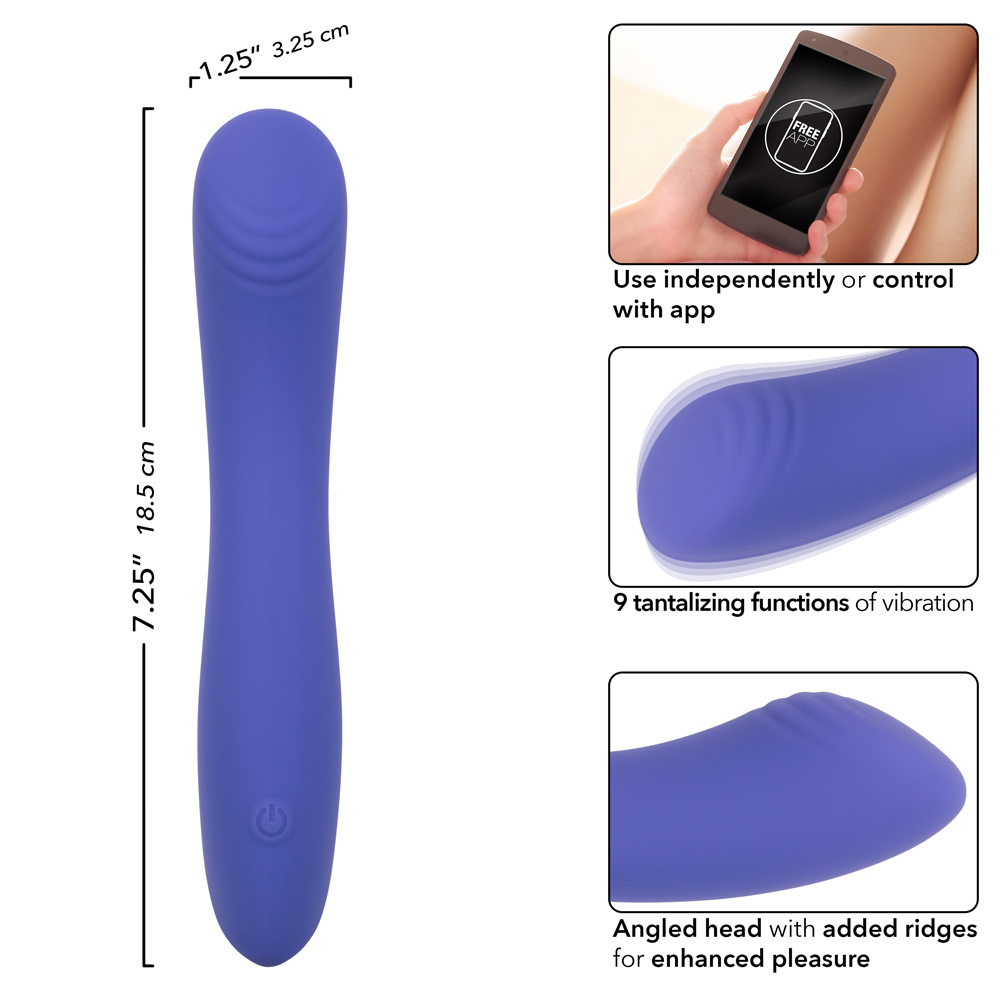 Calexotics Connect Contoured "G" - Periwinkle - Image 3