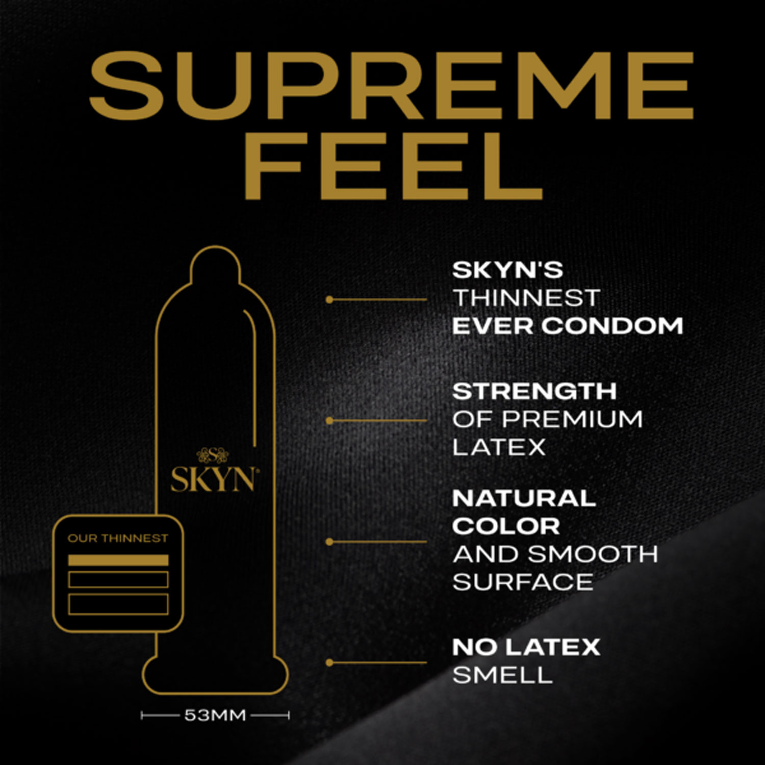 Skyn Supreme Feel 3 Count Condoms - Image 2