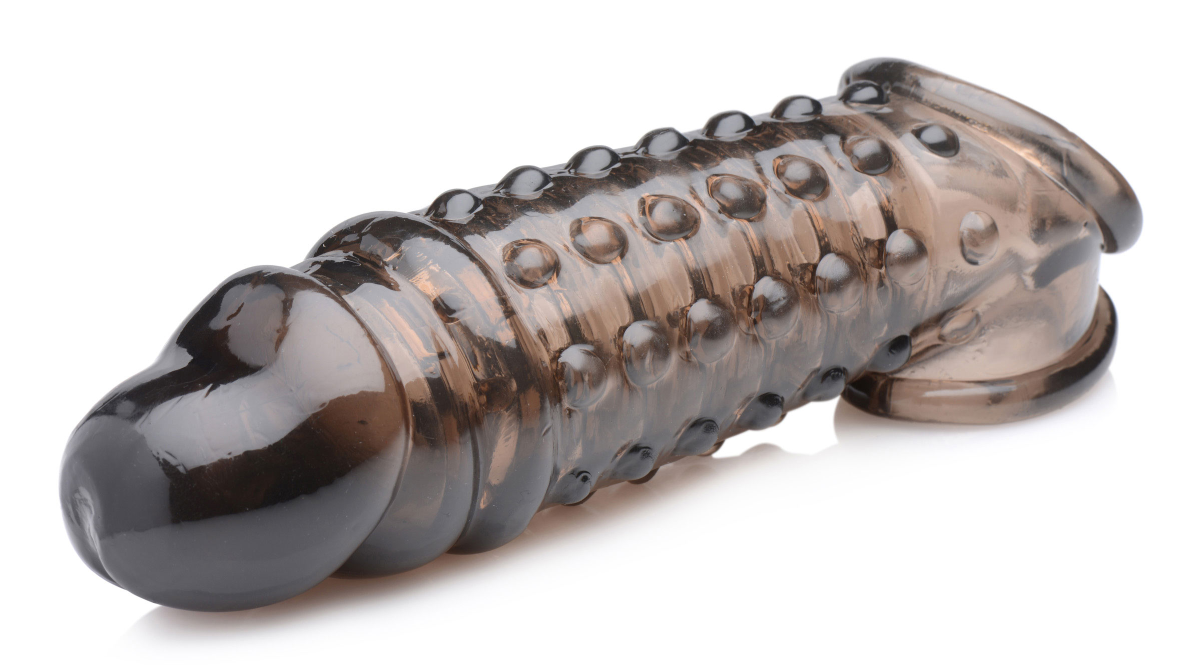 1.5 Inch Penis Enhancer Sleeve - Smoke - Image 2