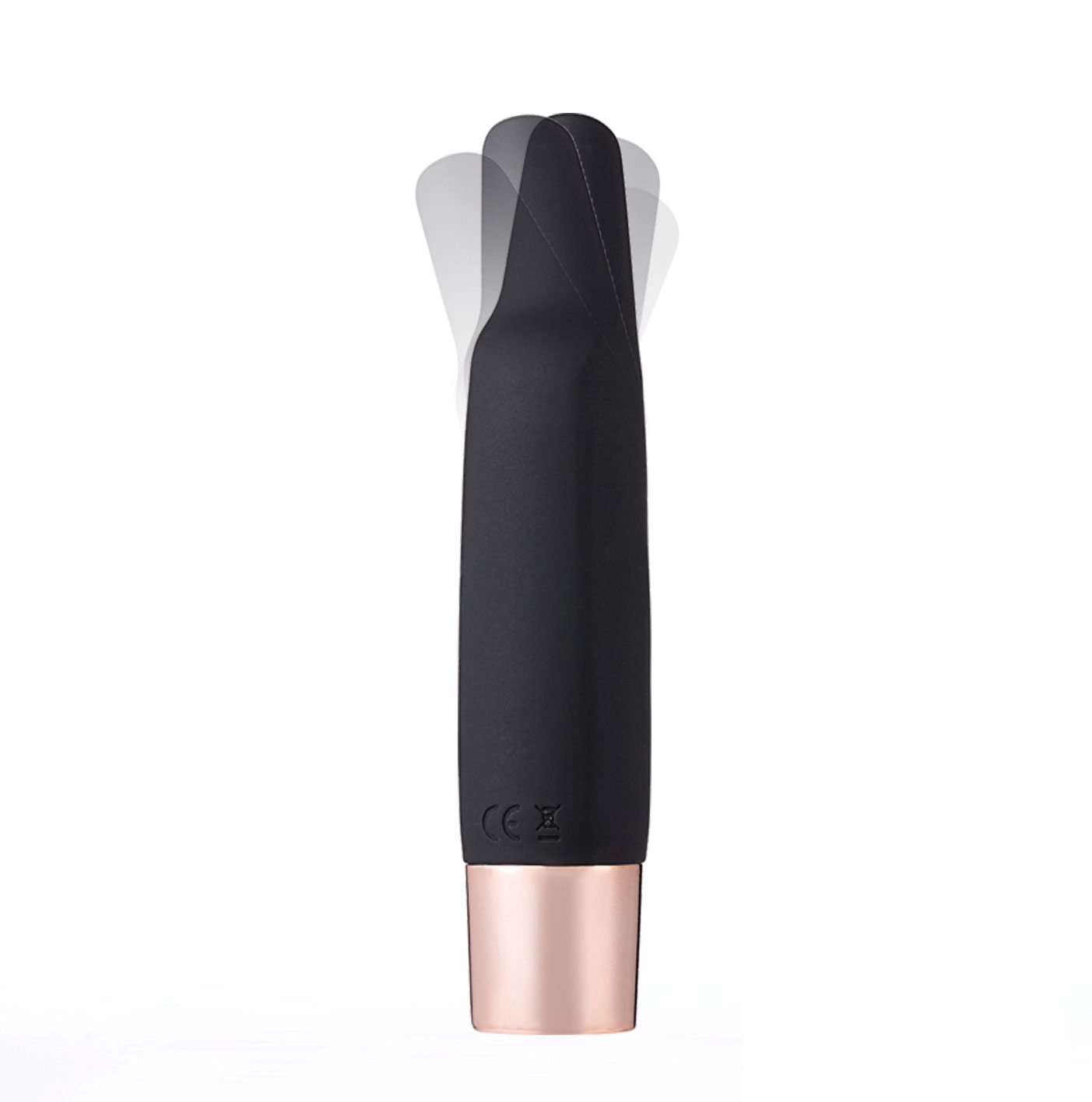 Aspen 15-Function Rechargeable Wireless Flickering Tip Vibrator - Black - Image 2