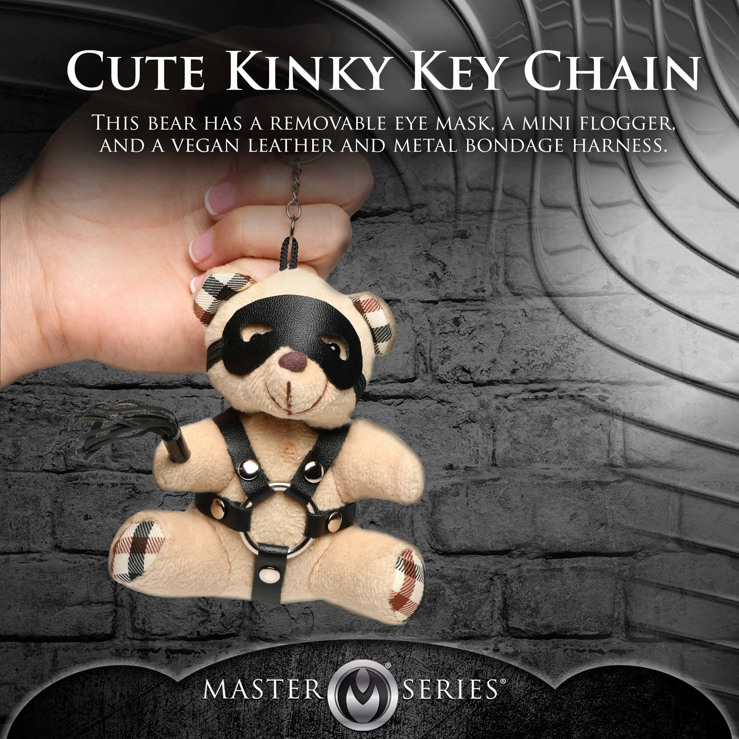 BDSM Teddy Bear Keychain - Image 2