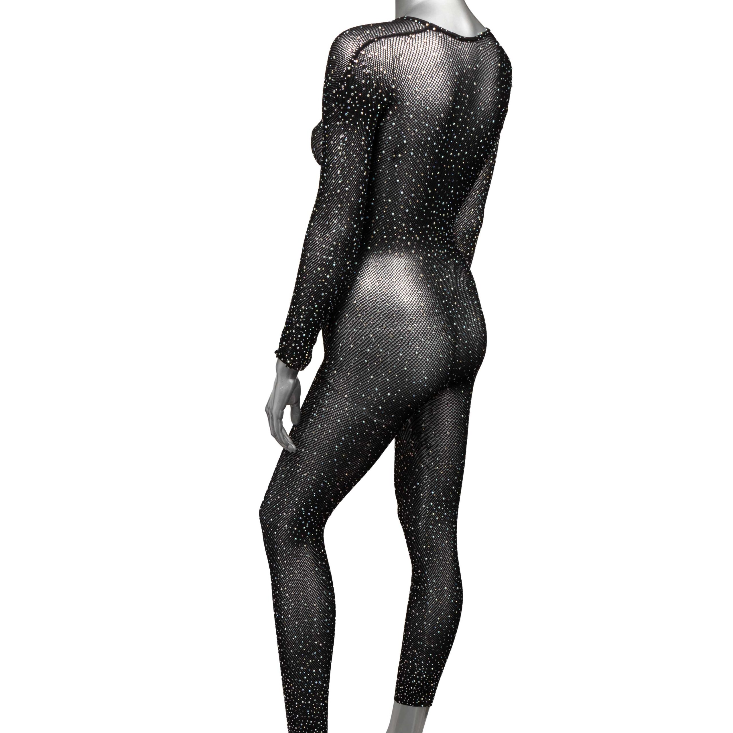 Radiance Crotchless Full Body Suit - One Size - Black - Image 5