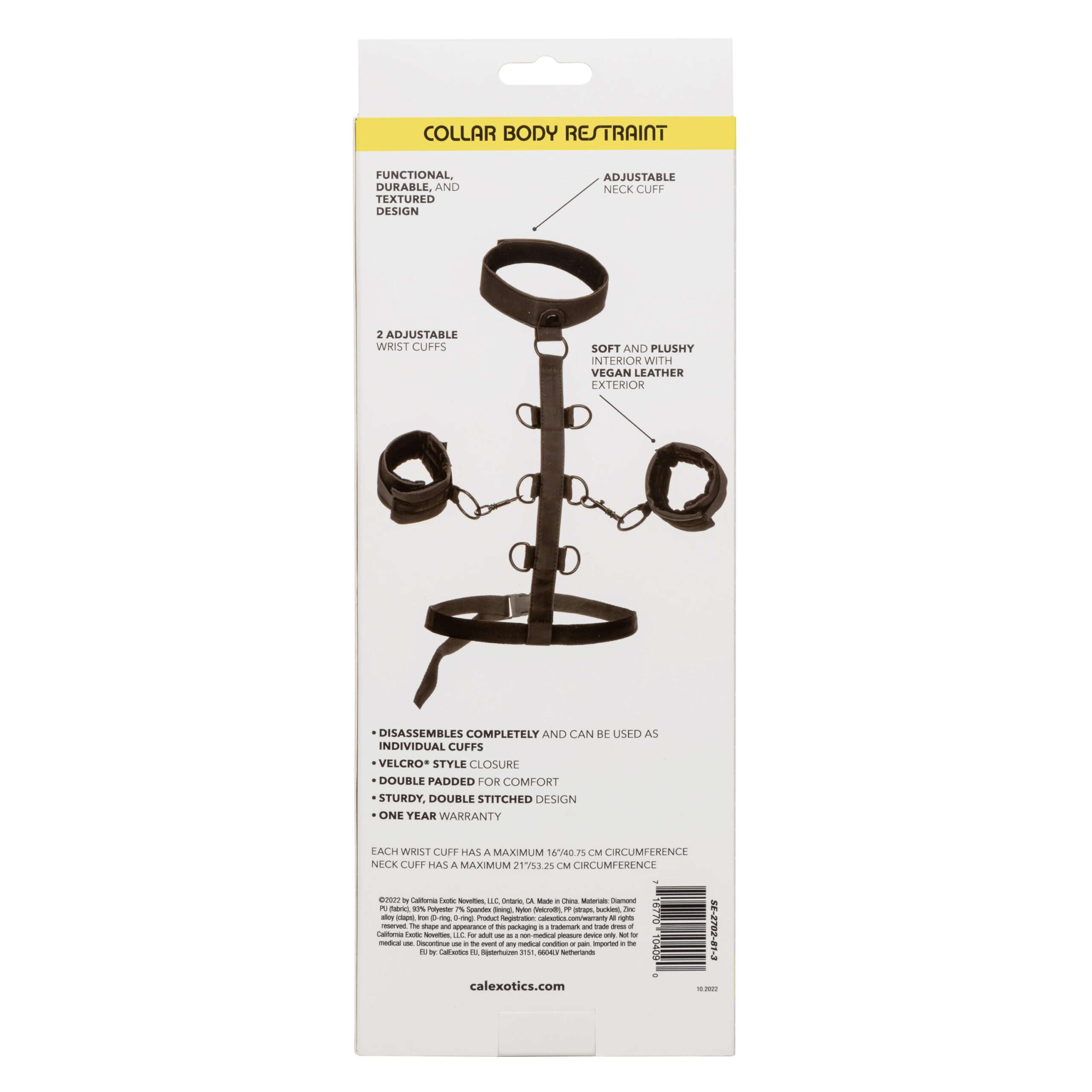 Boundless Collar Body Restraint - Black - Image 3