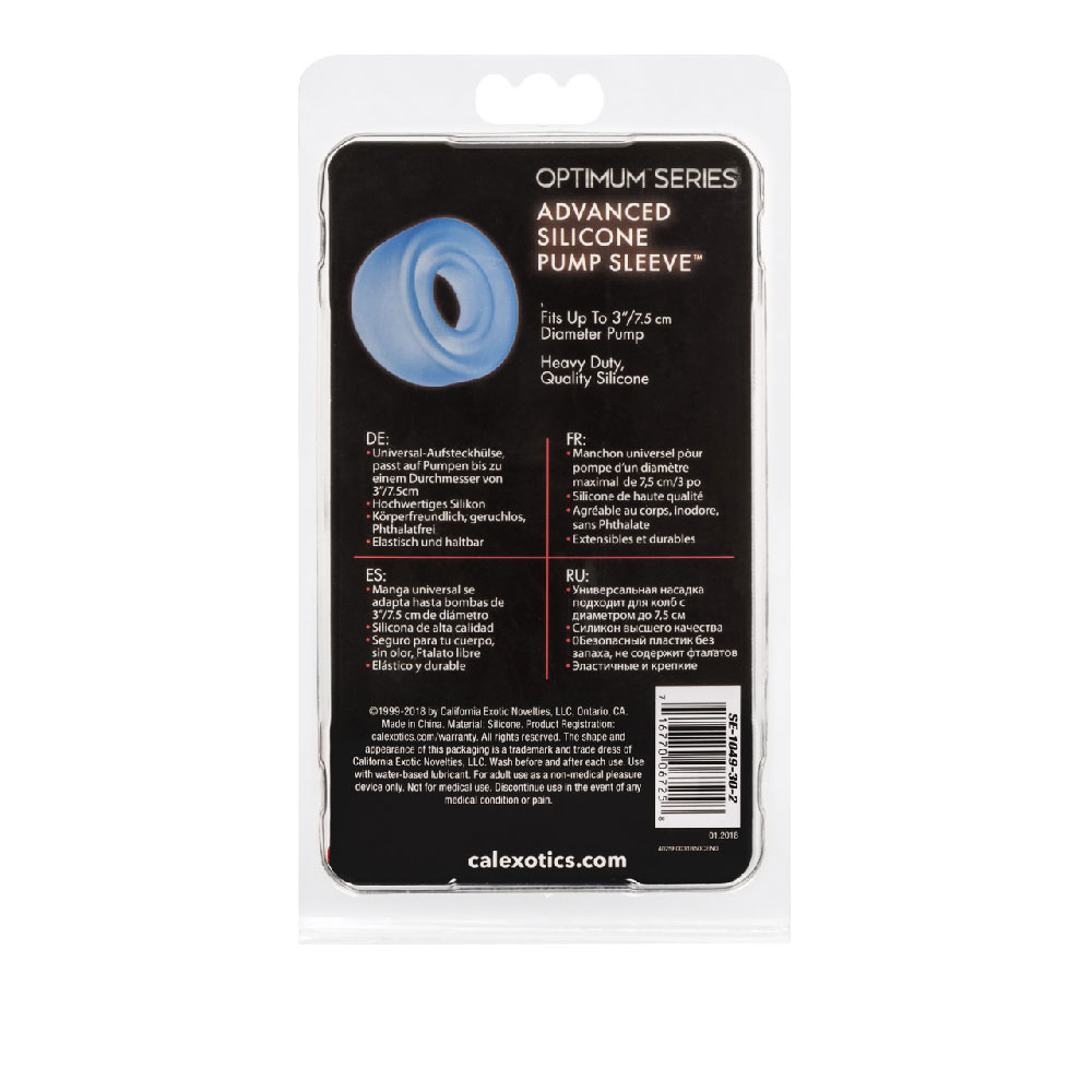 Advanced Silicone Pump Sleeve - Blue - Image 4