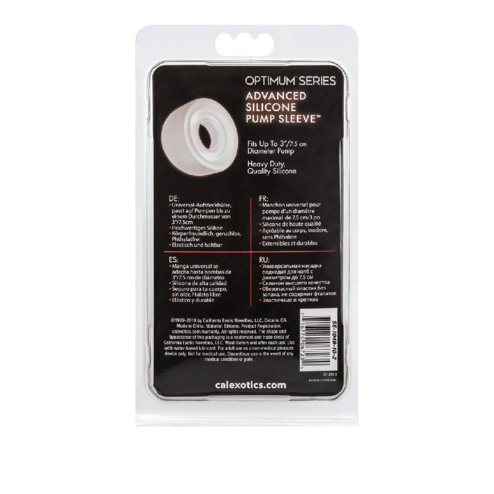 Advanced Silicone Pump Sleeve - Clear - Image 3