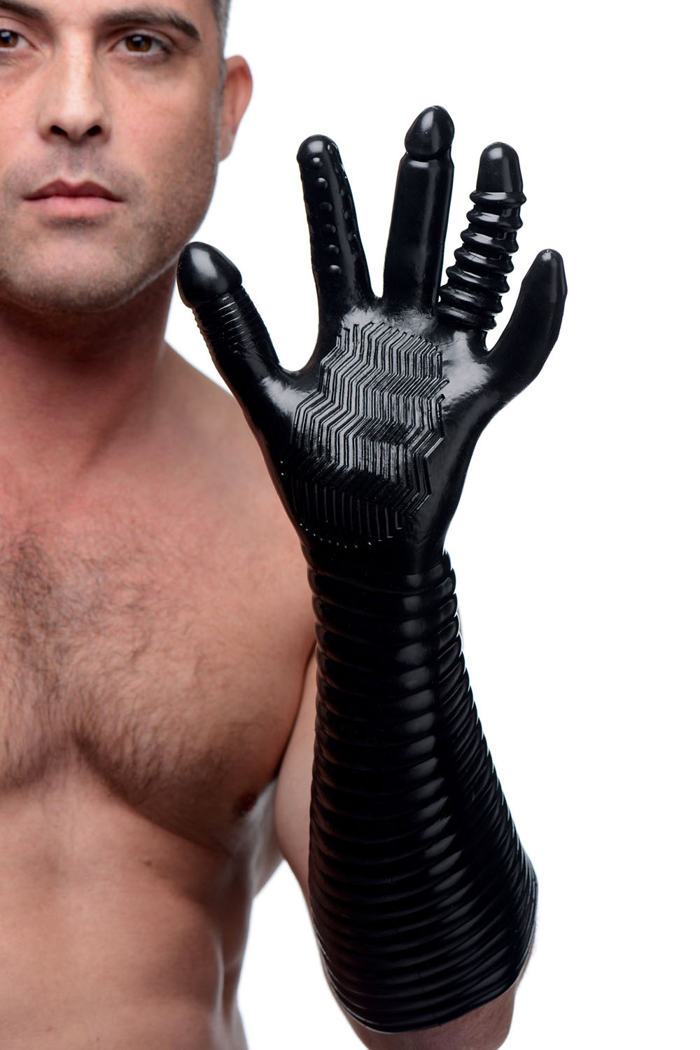 Pleasure Fister Textured Fisting Glove - Image 2