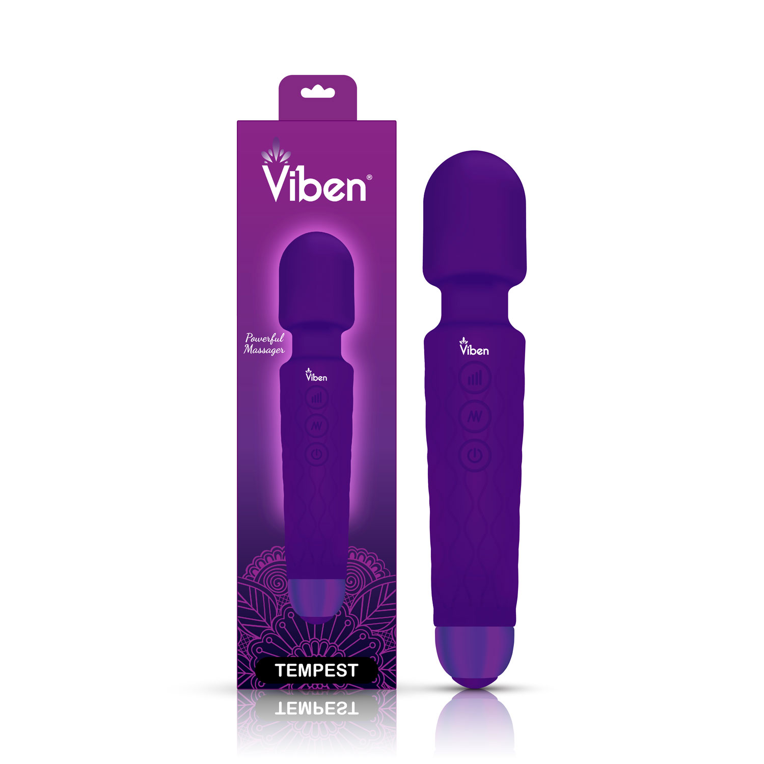 Tempest Wand Massager - Violet - Image 3