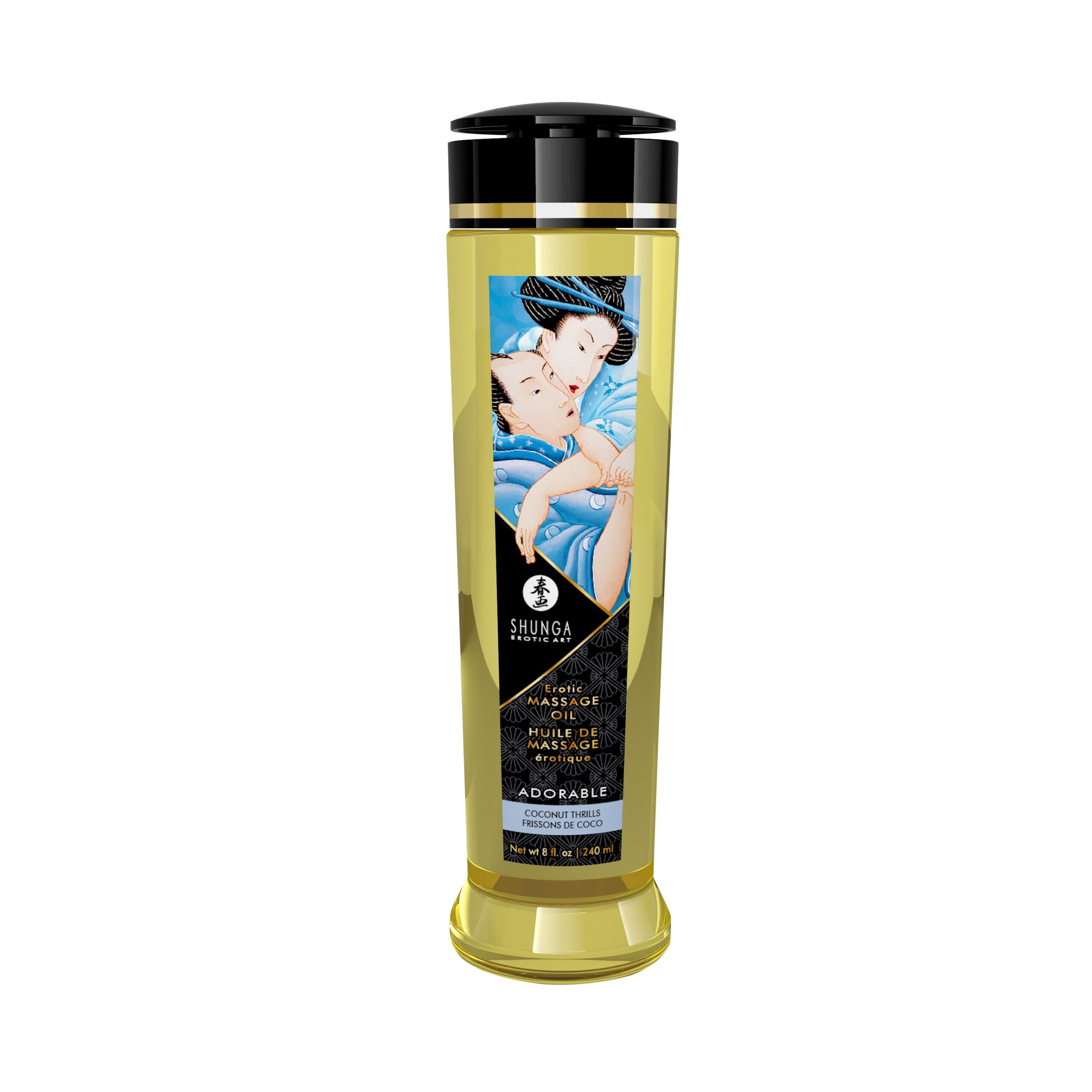 Massage Oils - Adorable 8 Fl. Oz. Coconut Thrills - Image 2