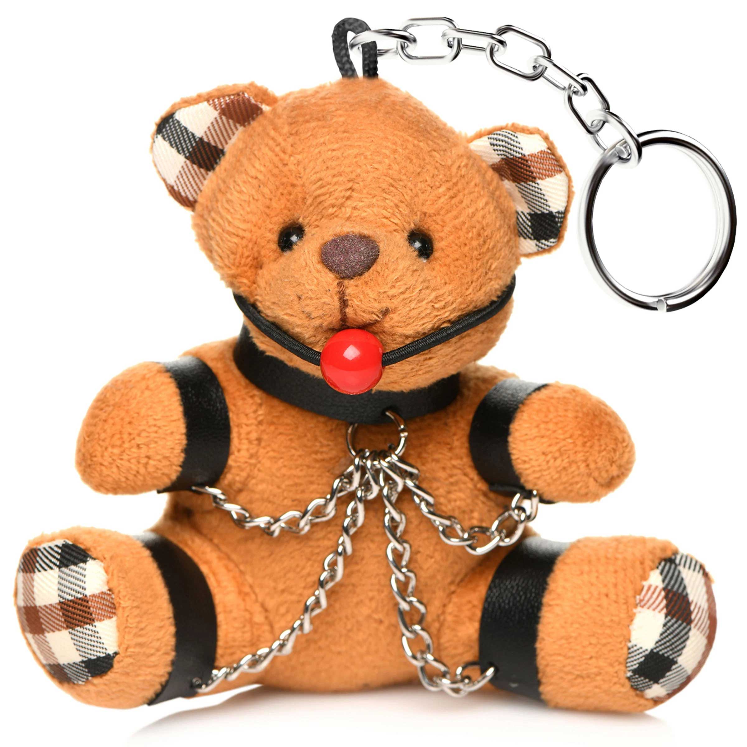 Gagged Teddy Bear Keychain - Image 2