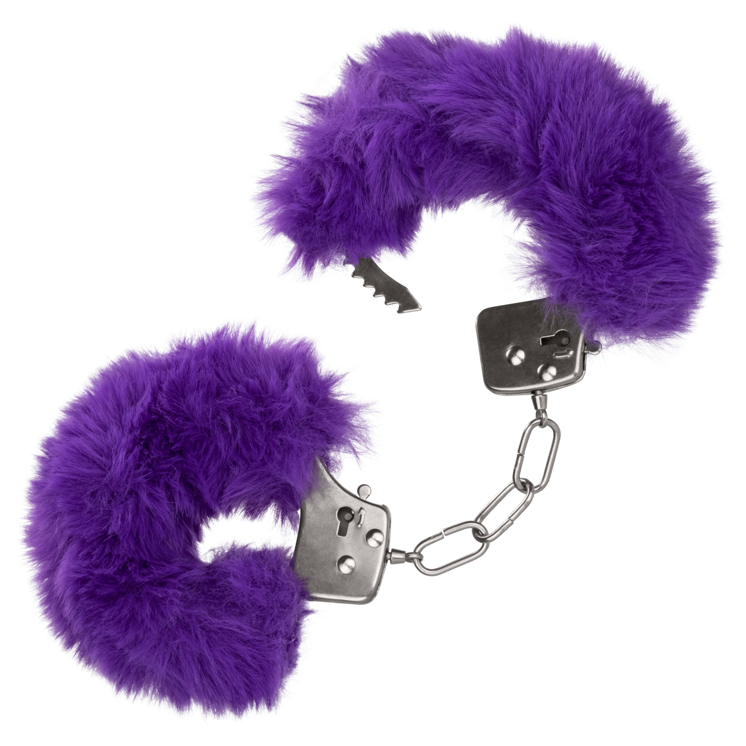 Ultra Fluffy Furry Cuffs - Purple - Image 5