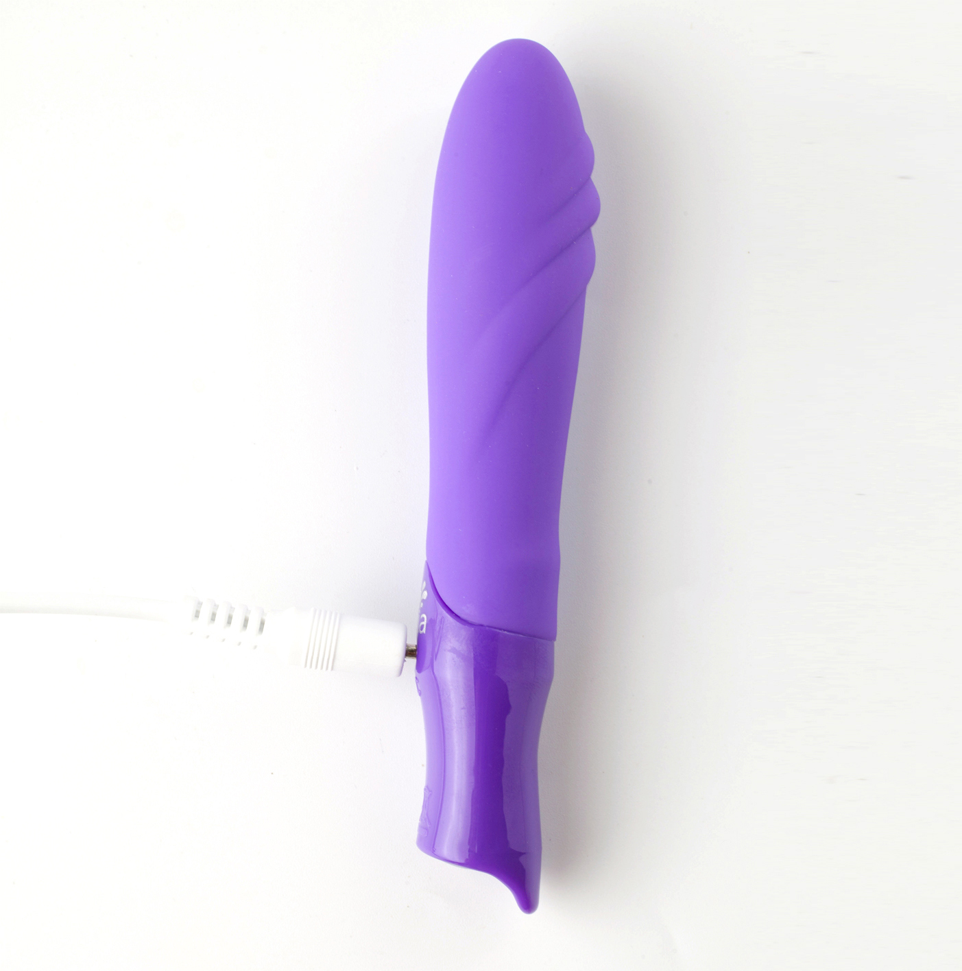 Margo Silicone Textured Bullet Vibrator - Neon Purple - Image 3