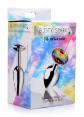 Rainbow Prism Gem Anal Plug - Small