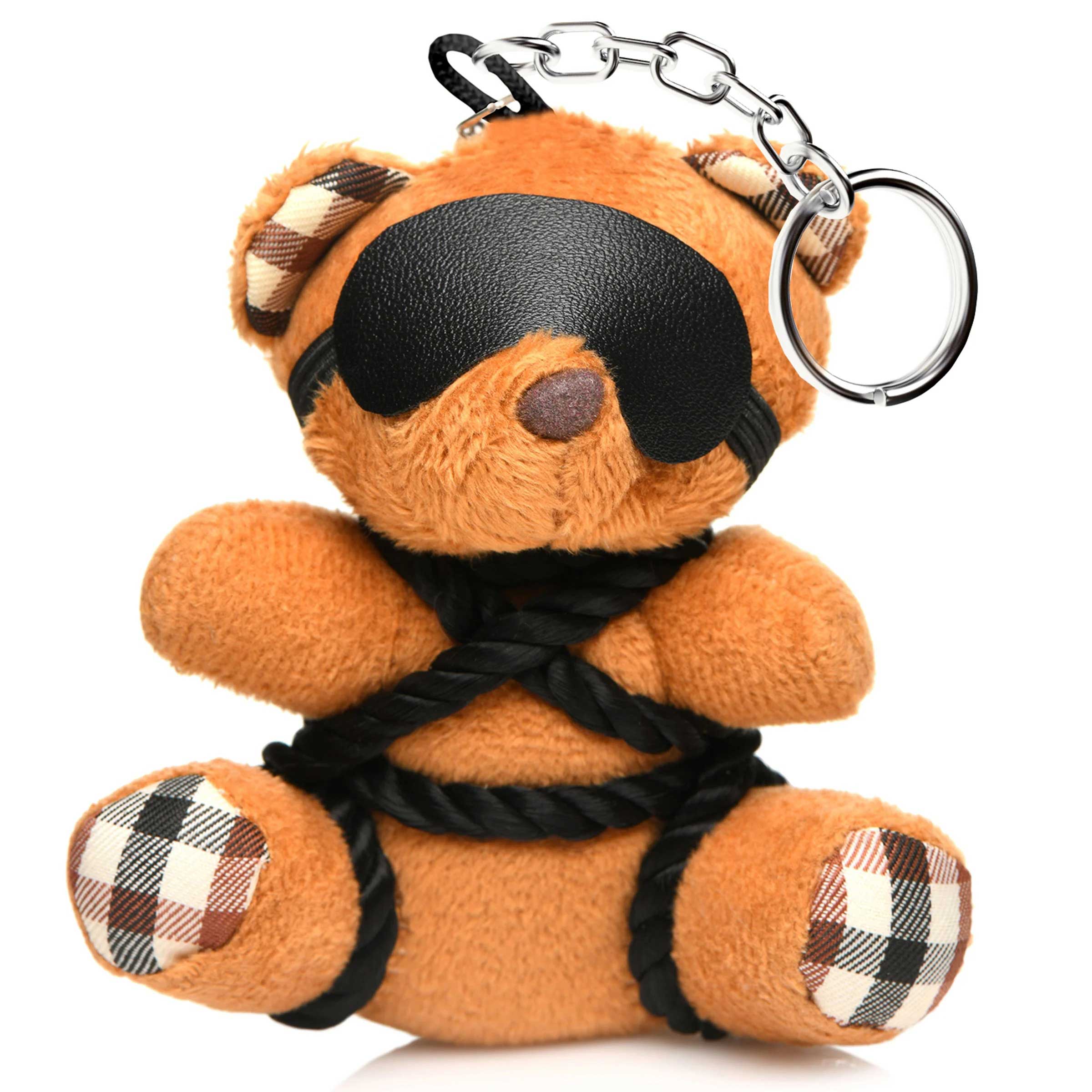 Rope Teddy Bear Keychain - Image 3