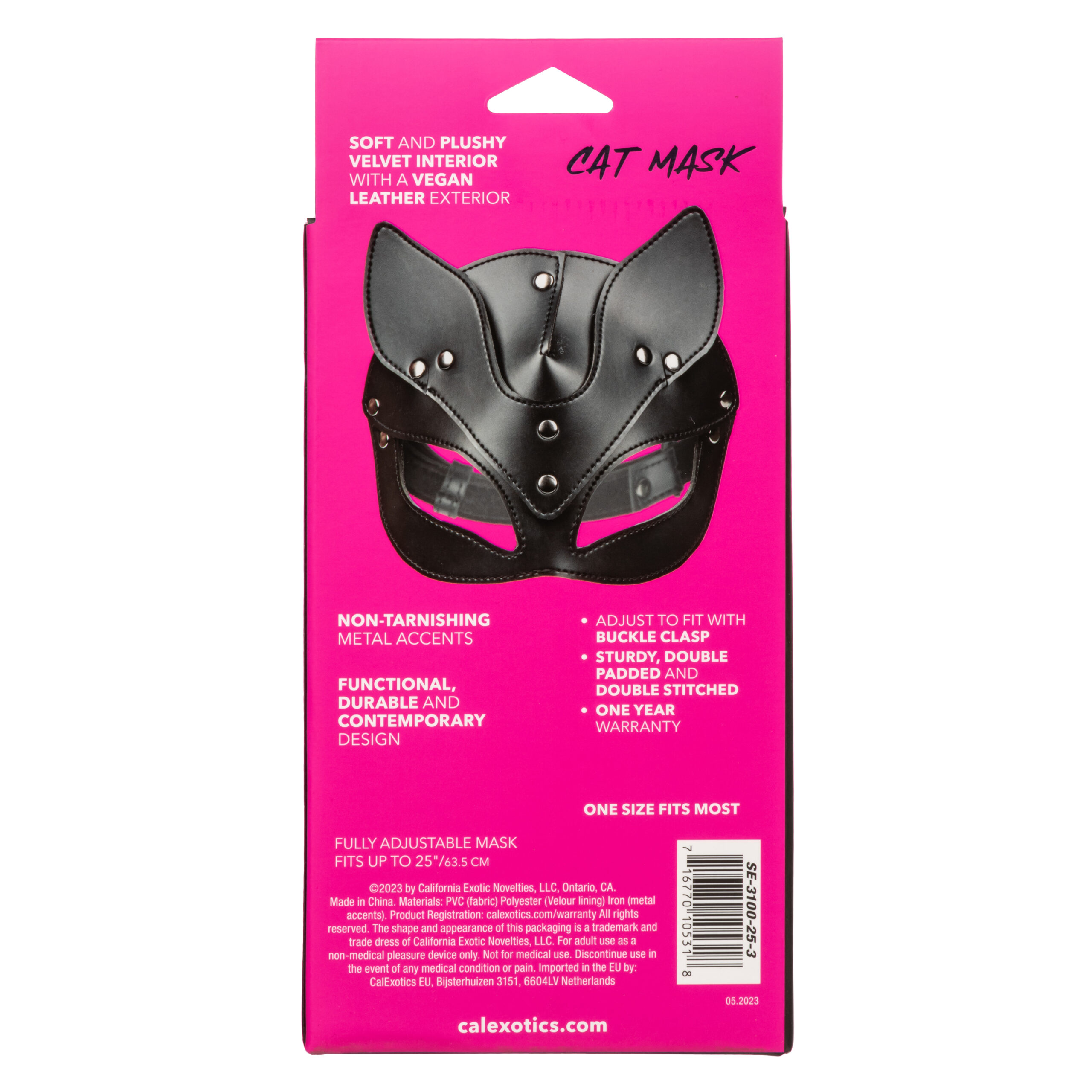 Euphoria Collection Cat Mask - Black - Image 4