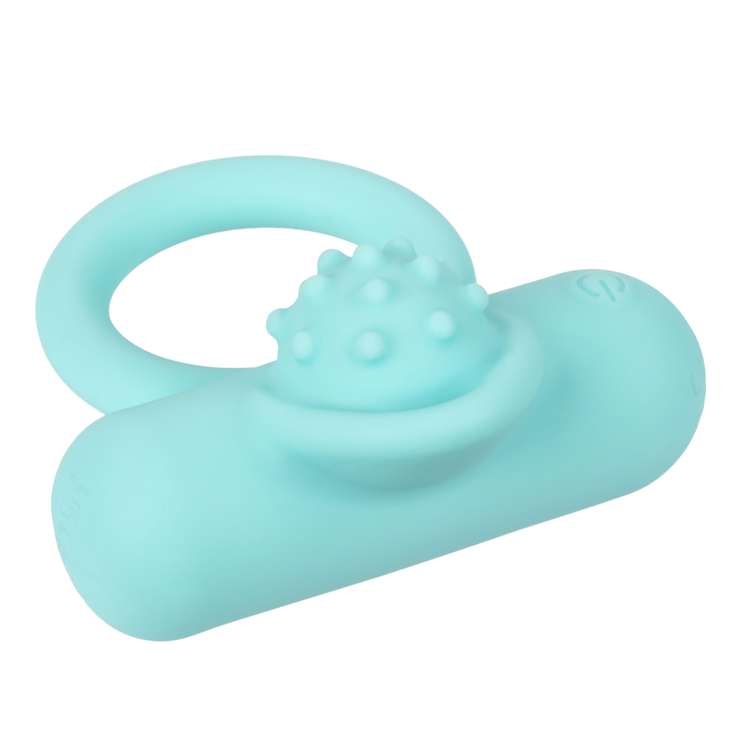 Silicone Rechargeable Nubby Lover's Delight - Blue - Image 3