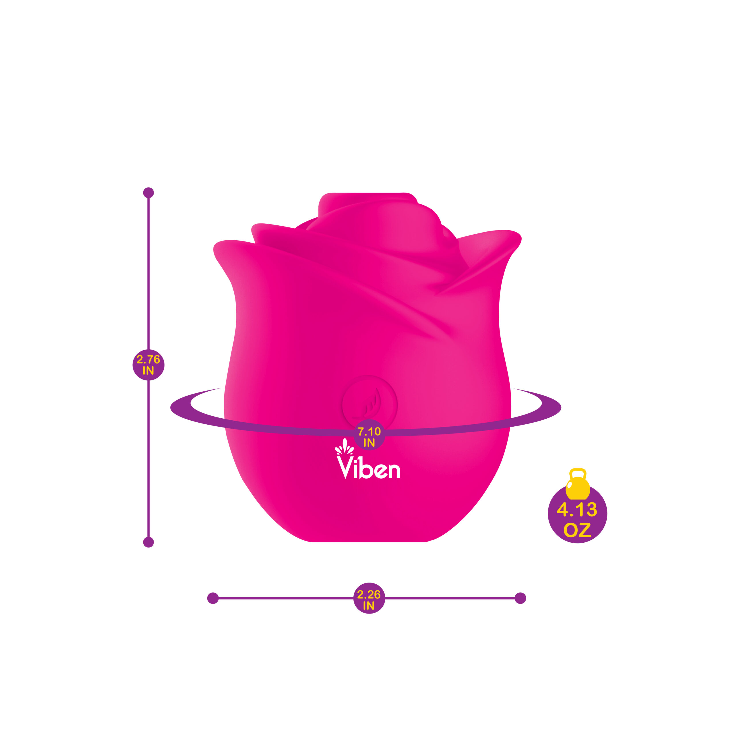 Zen Rose - Hot Pink - Image 2