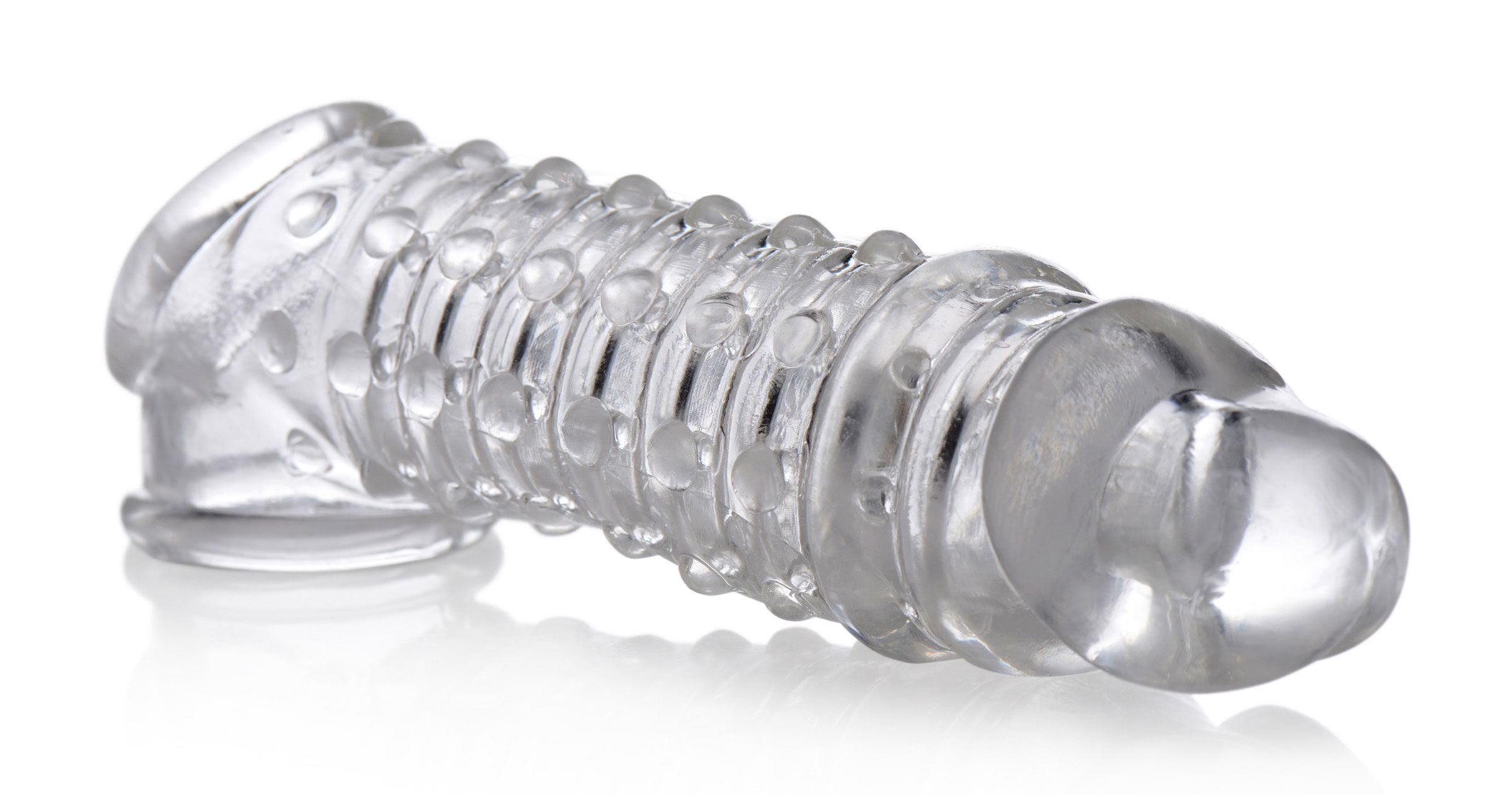1.5 Inch Penis Enhancer Sleeve - Clear - Image 3