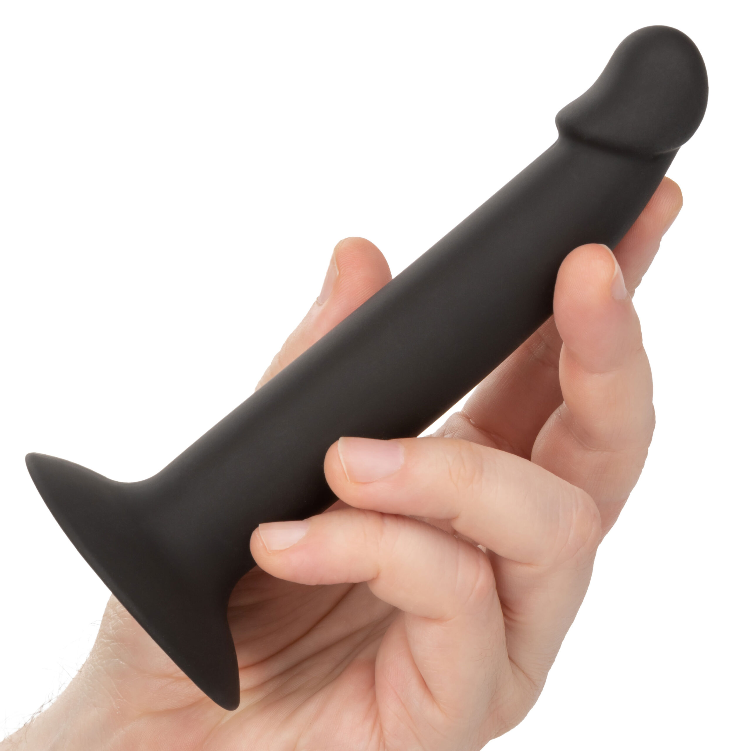 Silicone Slim Anal Stud - Black - Image 5