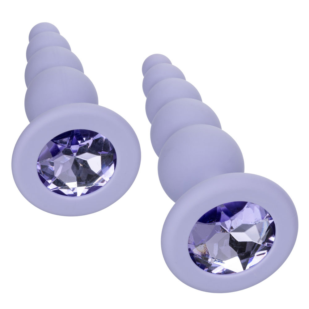 First Time Crystal Beaded Duo - Purple - Image 3