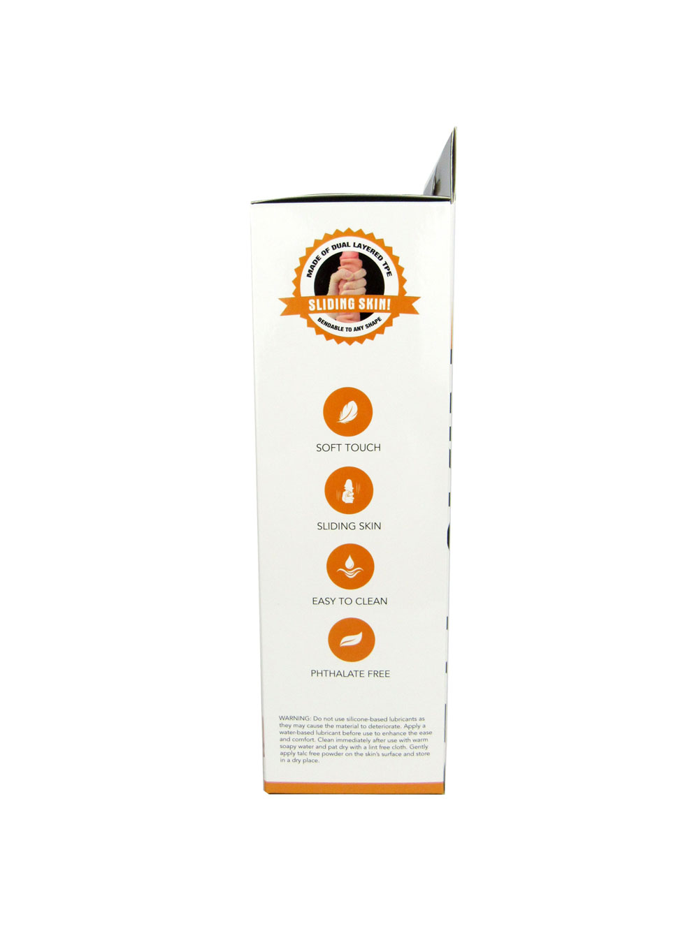 Real Skin 7.5" Dual Layer Dildo - Beige - Image 2