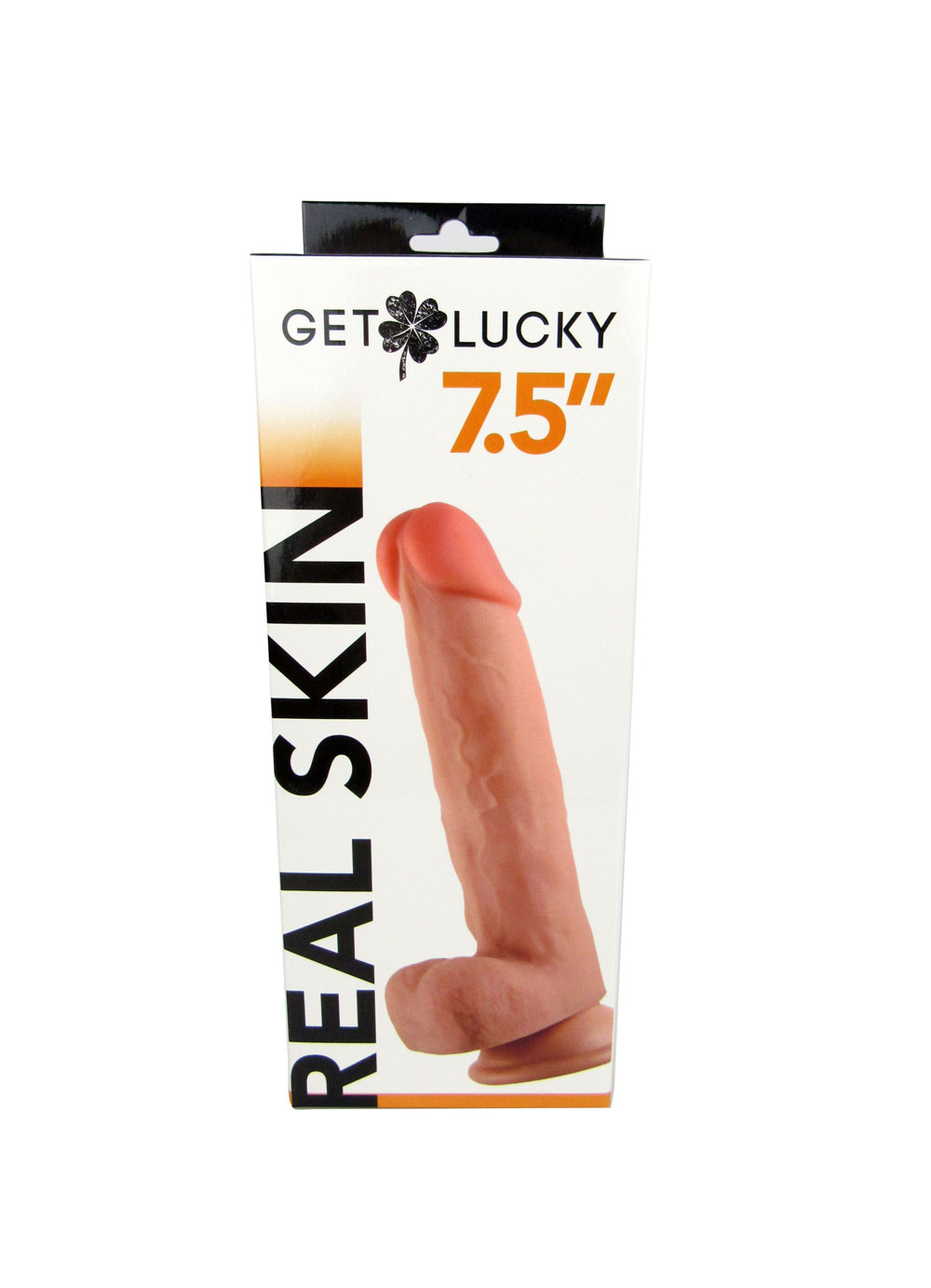 Real Skin 7.5" Dual Layer Dildo - Beige - Image 4