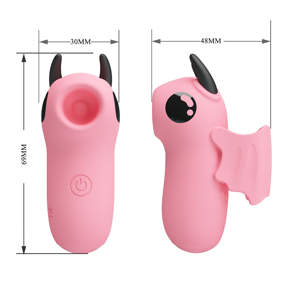 Magic Devil Finger Vibrator - Pink - Image 3