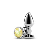 Rear Assets Silver Small Yellow Gem